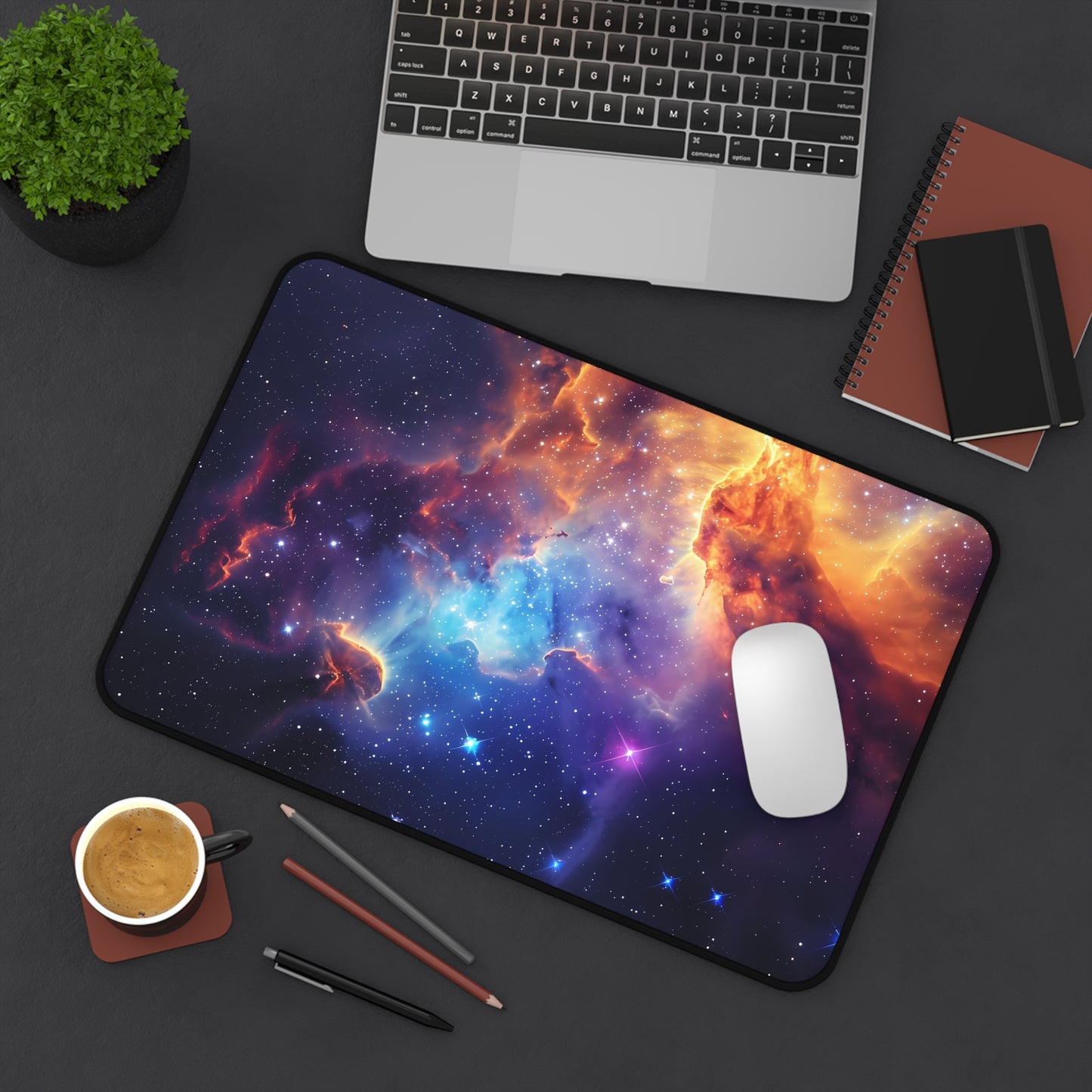Galaxy Cosmic Desk Mat