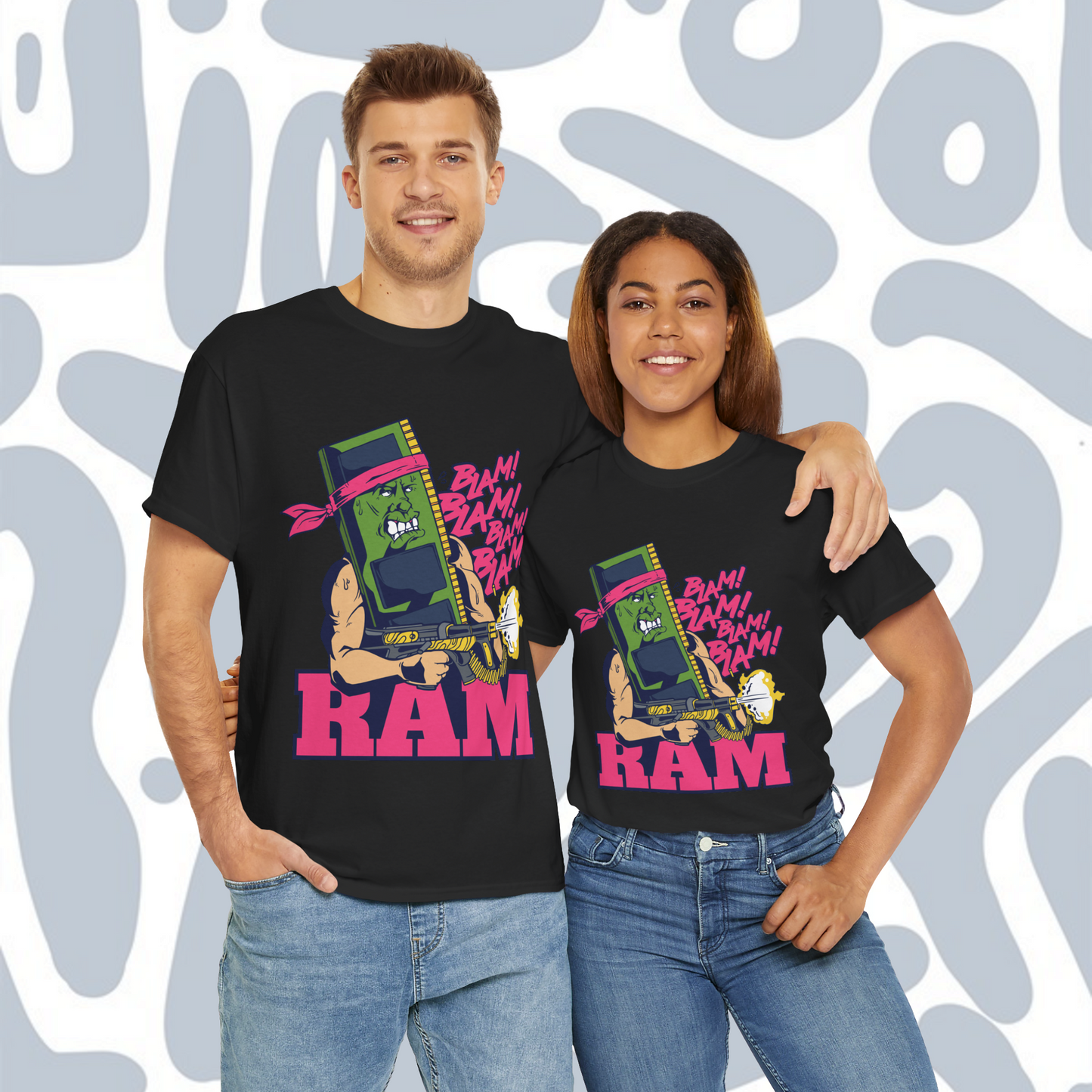 Ram memory action movie parody T-Shirt, Funny Unisex tee