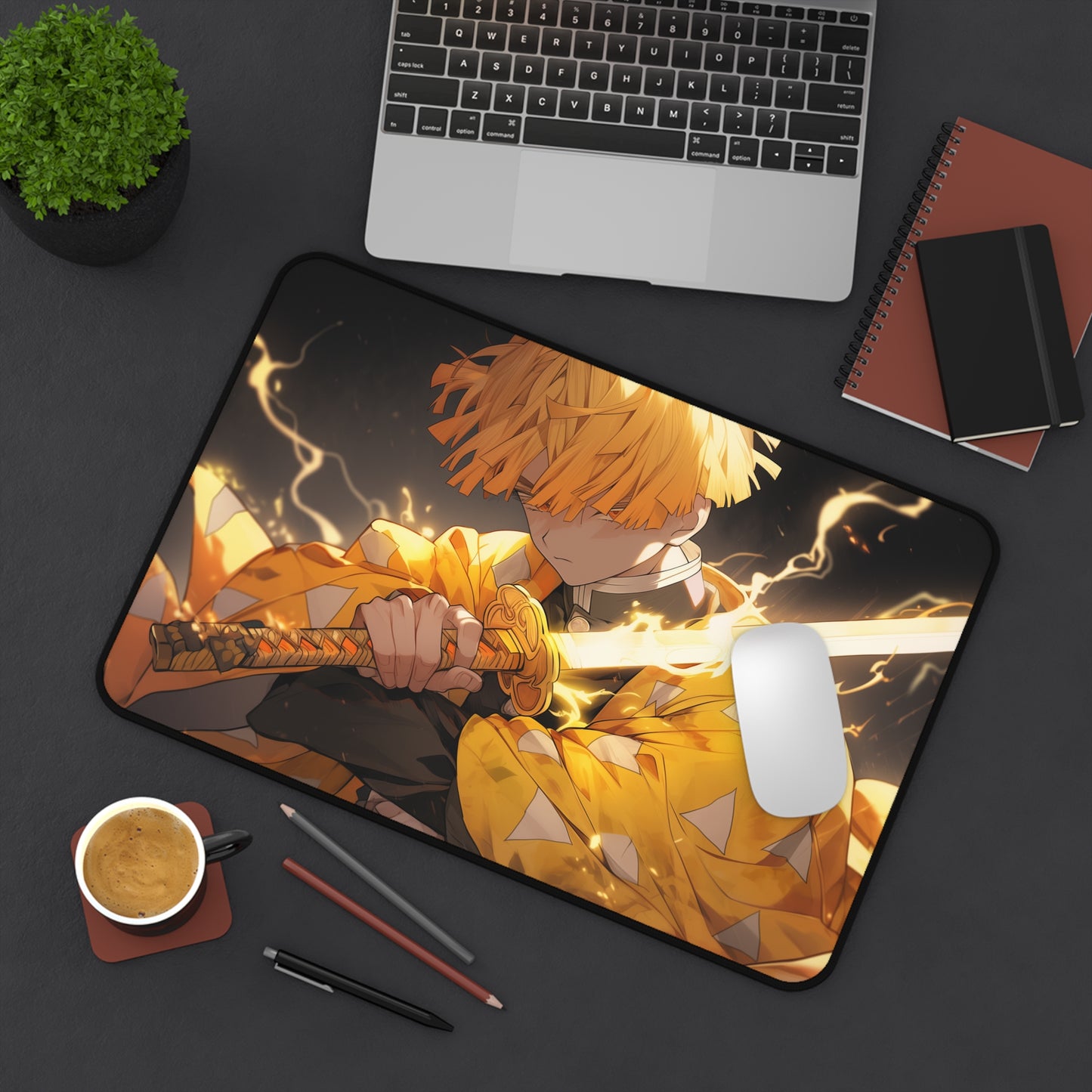 Anime Zenitsu Agatsuma Desk Mat