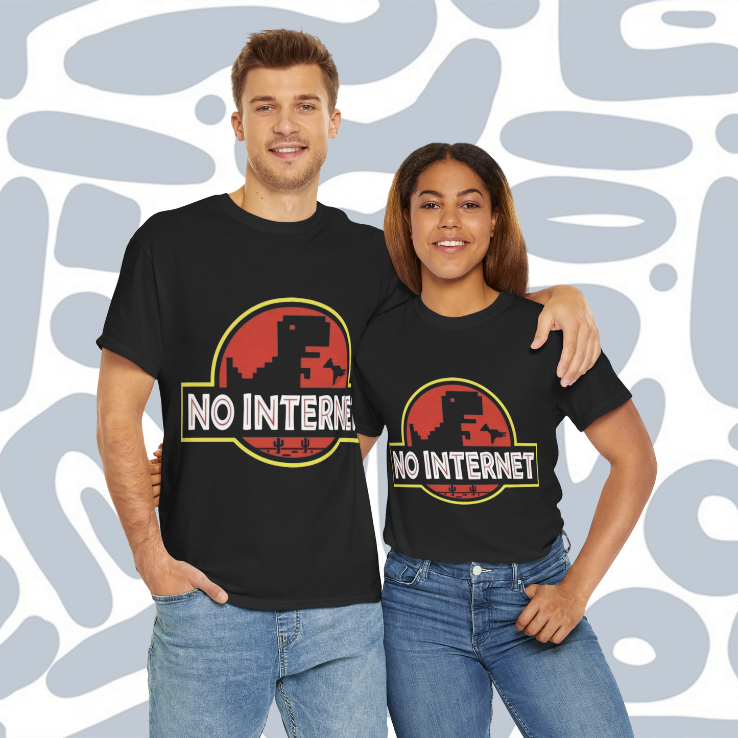 No Internet T-Shirt, Funny Unisex tee