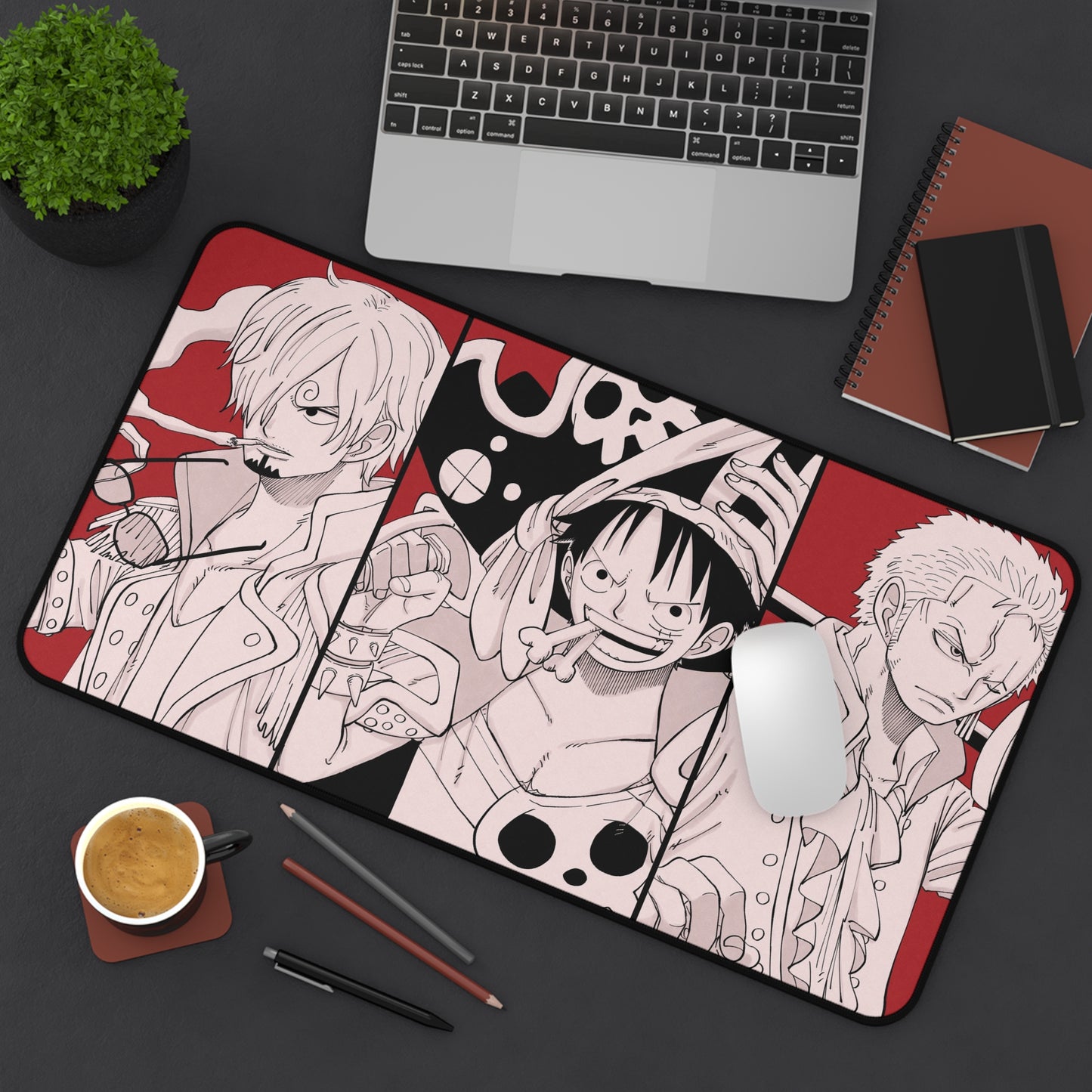 One Piece characters Anime Desk Mat