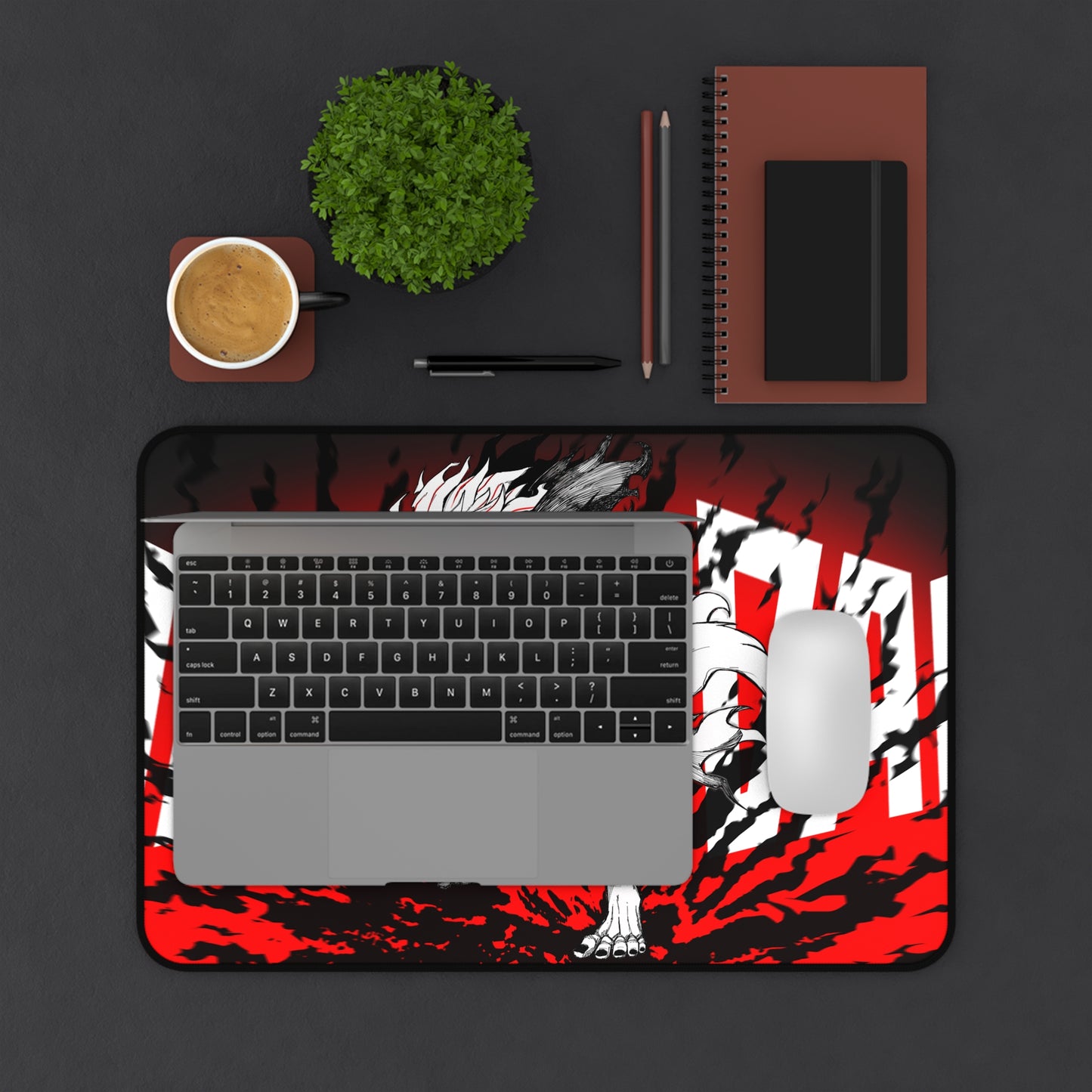Anime Dandadan Ken Takakura Red Gaming Desk Mat