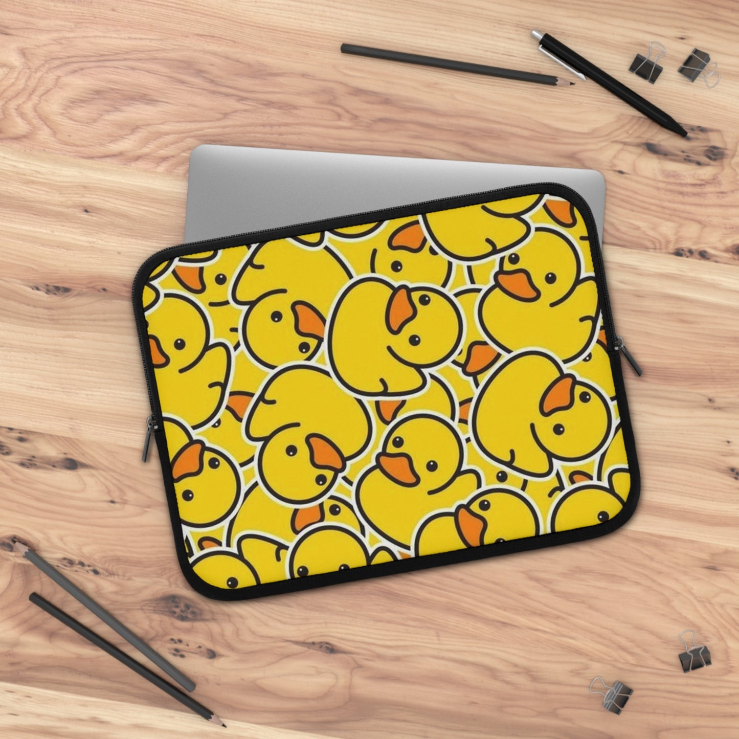 Yellow ducks Laptop sleeve macbook or any laptop, laptop bag, laptop cover