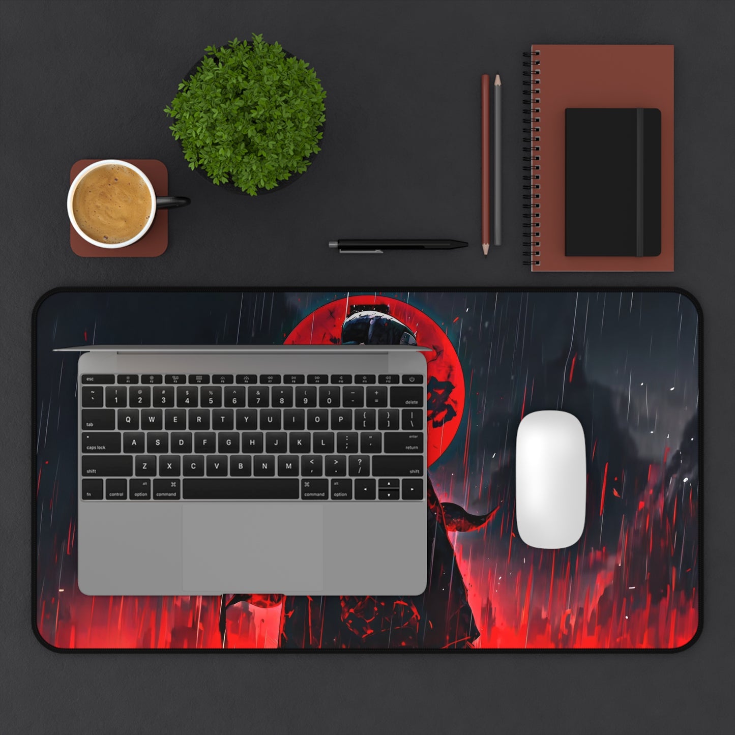 Itachi Uchiha Naruto Desk Mat, Gaming keyboard mat, mousepad large
