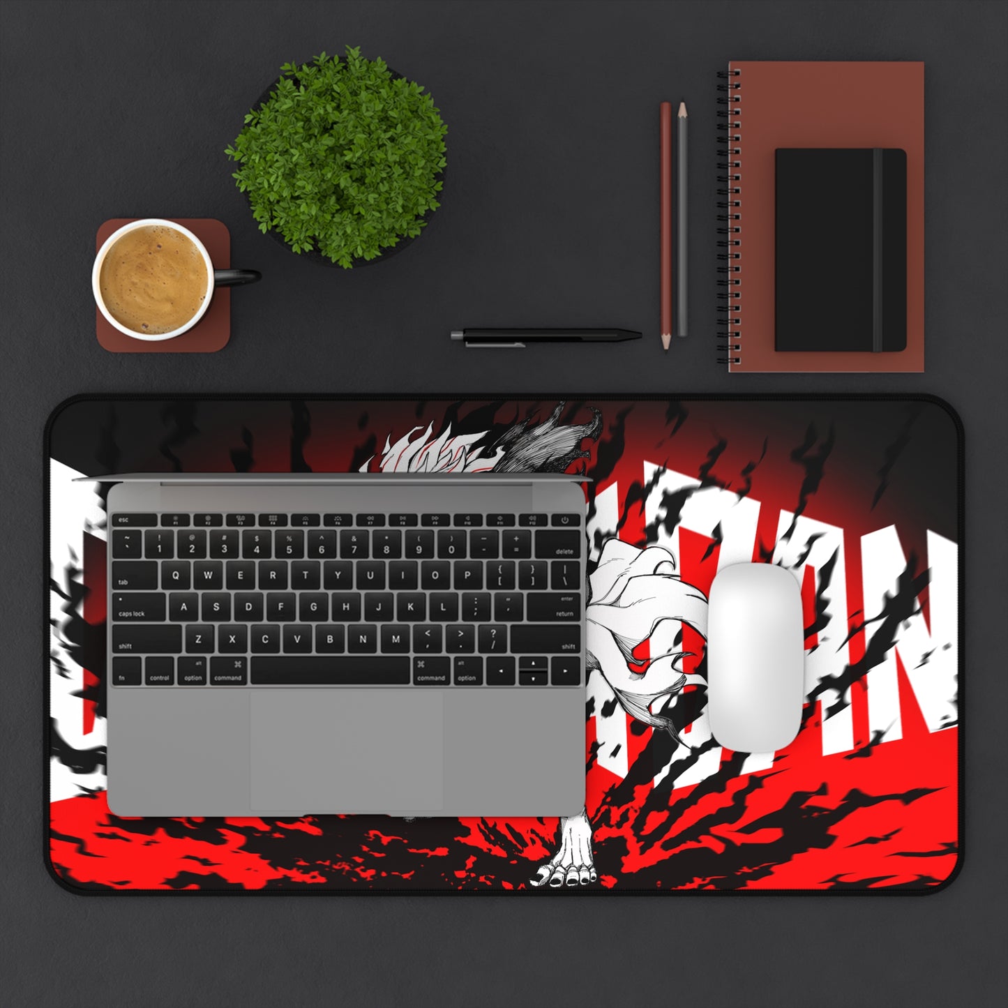 Anime Dandadan Ken Takakura Red Gaming Desk Mat