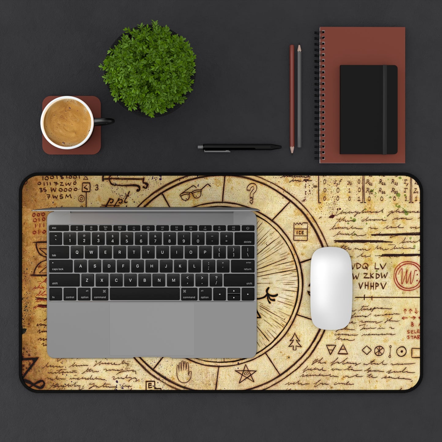 Secret Bill Cipher Gaming Desk Mat