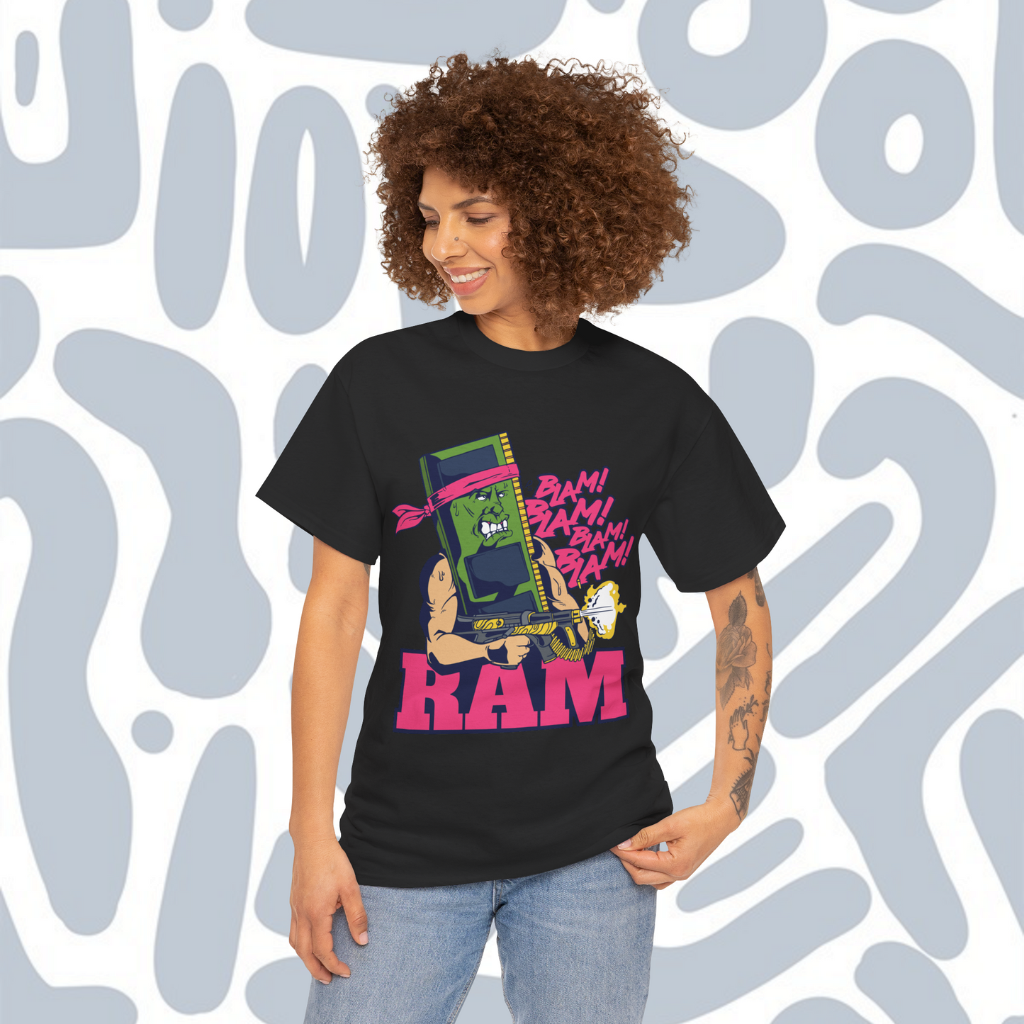 Ram memory action movie parody T-Shirt, Funny Unisex tee