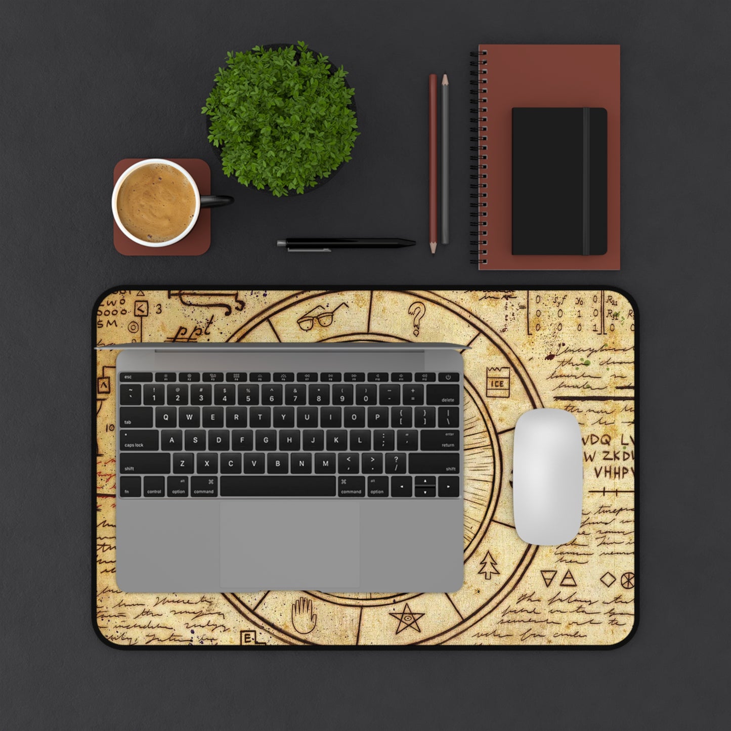 Secret Bill Cipher Gaming Desk Mat