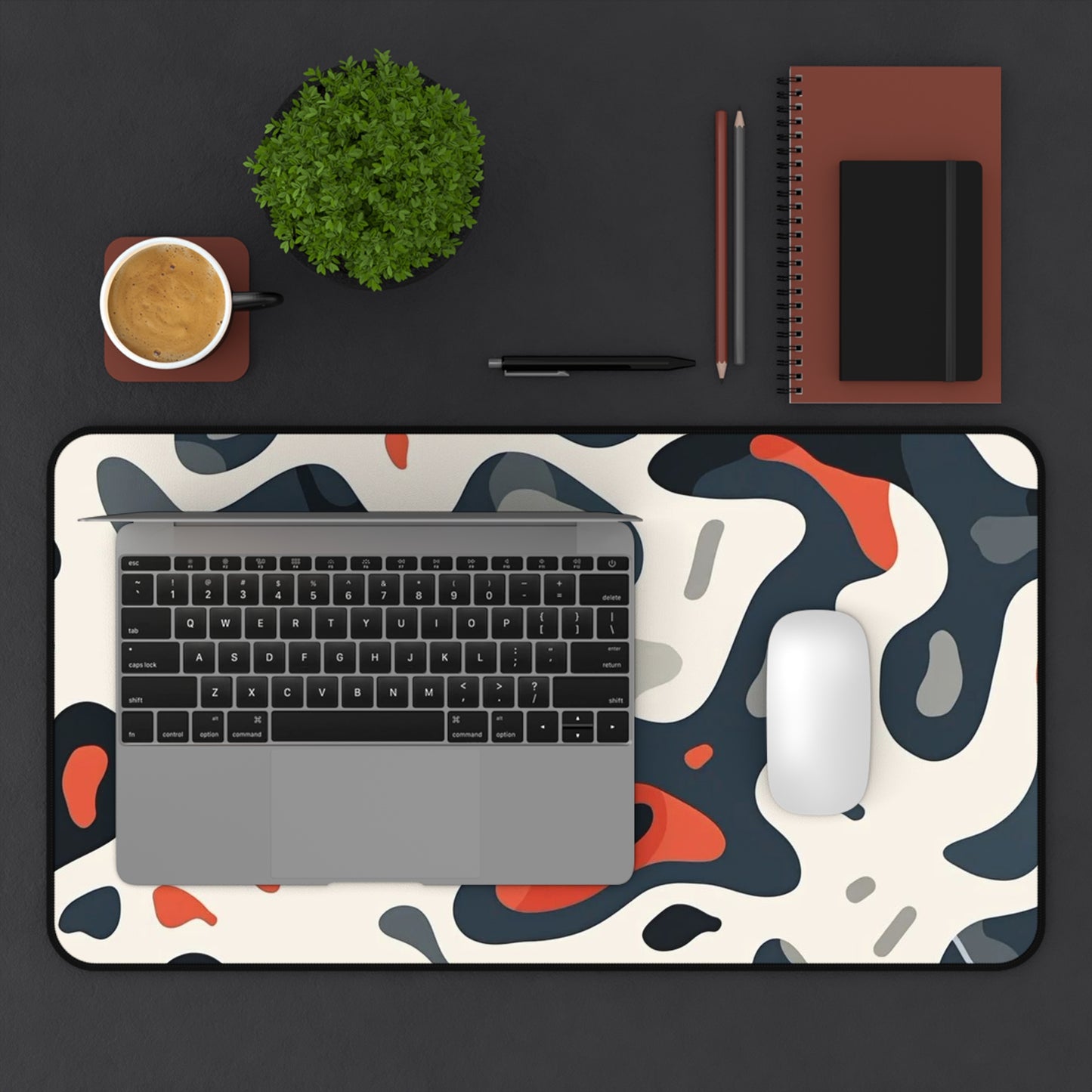 Abstract Spots Desk Mat