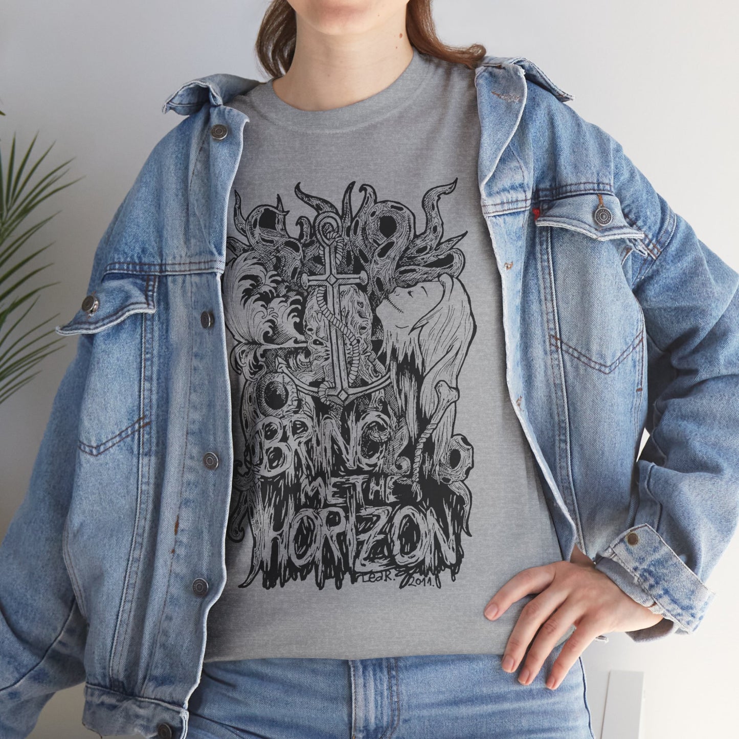 BRING ME THE HORIZON (art 3) T-Shirt, Metal Unisex tee