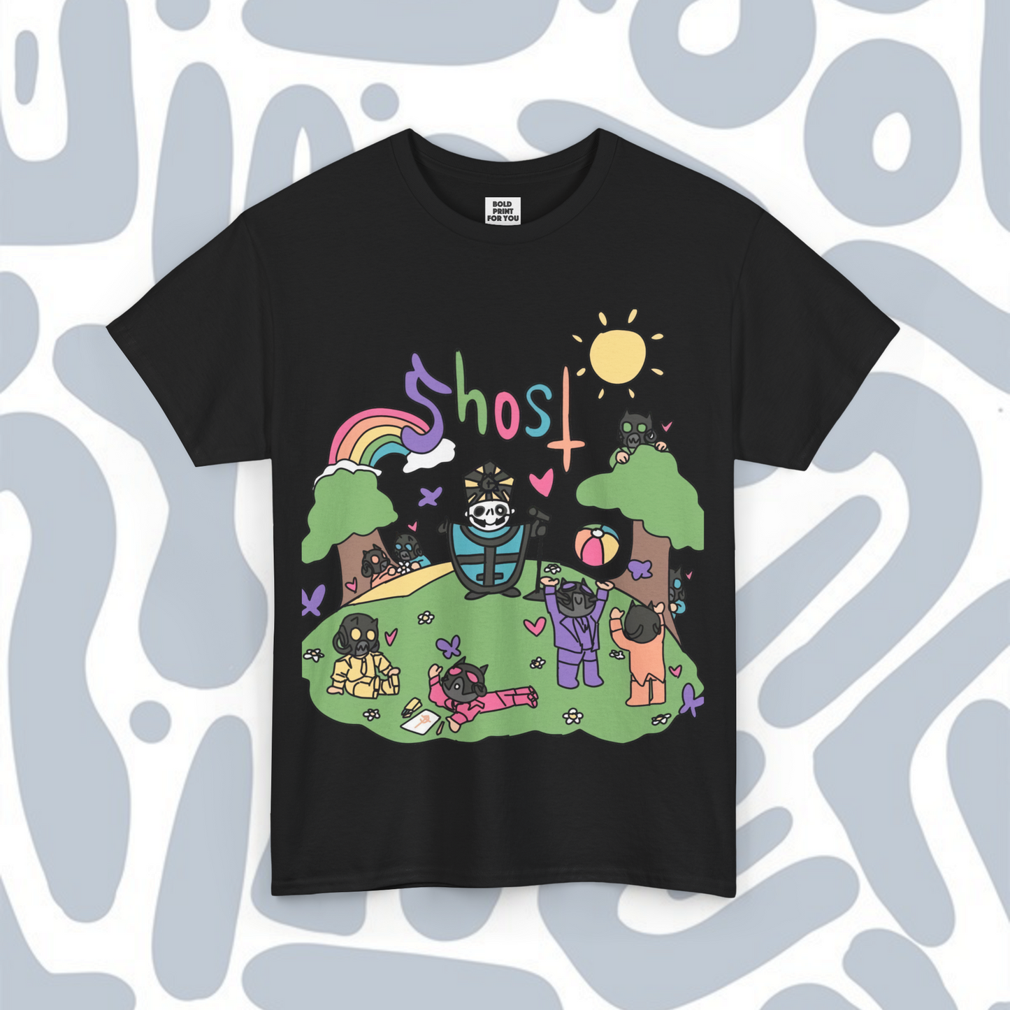 Metal band Ghost T-Shirt, Funny Unisex tee