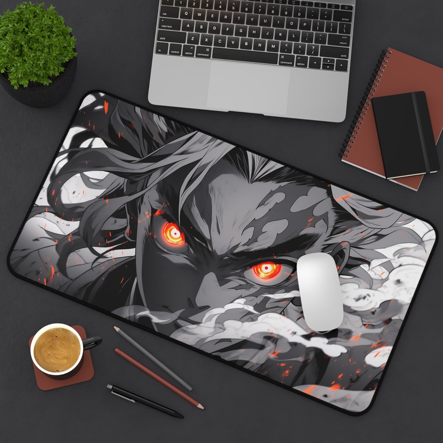 Anime Demon Slayer's Kyojuro Rengoku Desk Mat