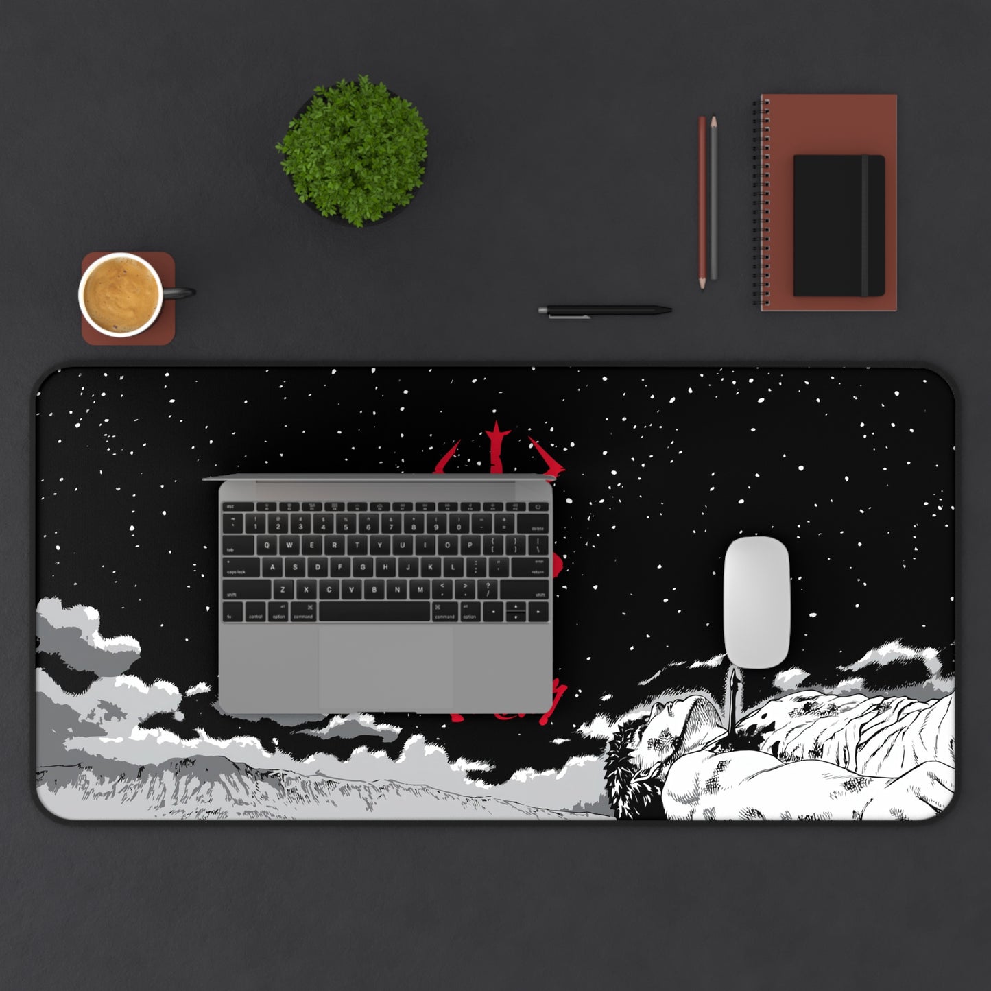 Anime Guts Berserk Night Gaming Desk Mat