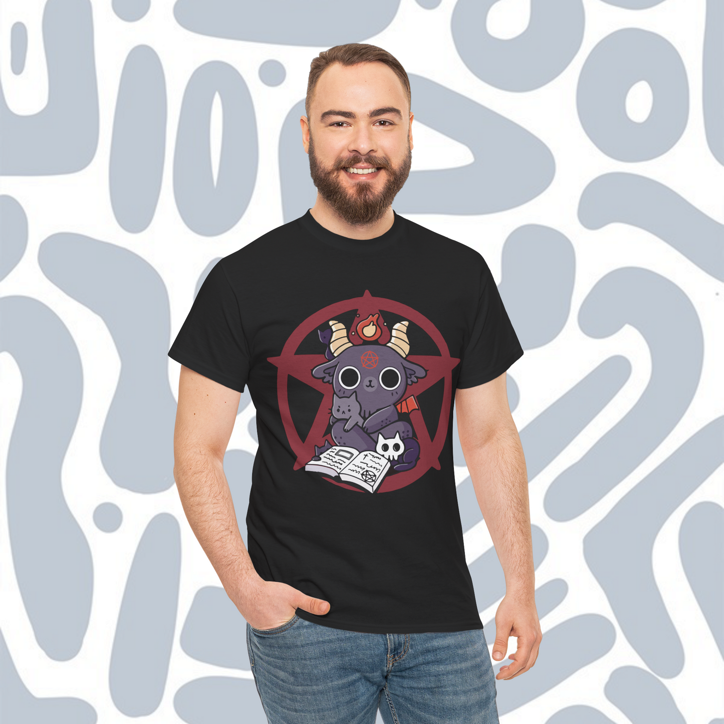 Demon cat T-Shirt, Funny Unisex tee