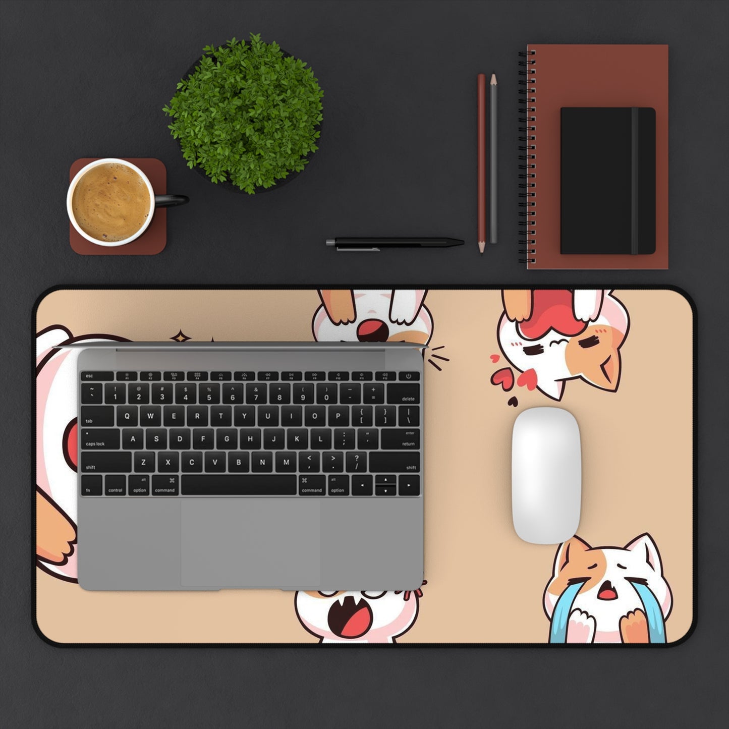 Kawaii Cat Lovers Desk Mat