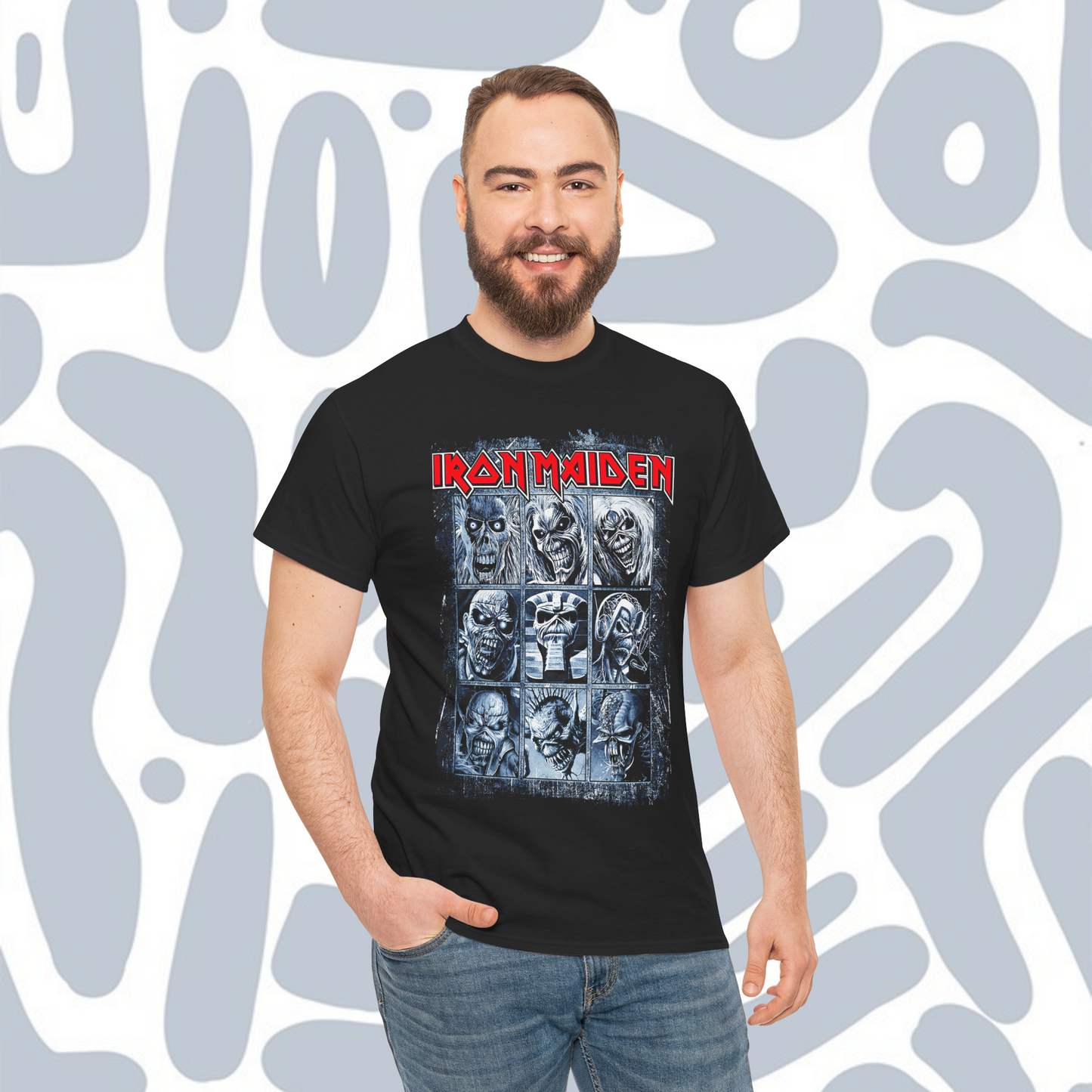 Iron Maiden 6 T-Shirt, Funny Unisex tee