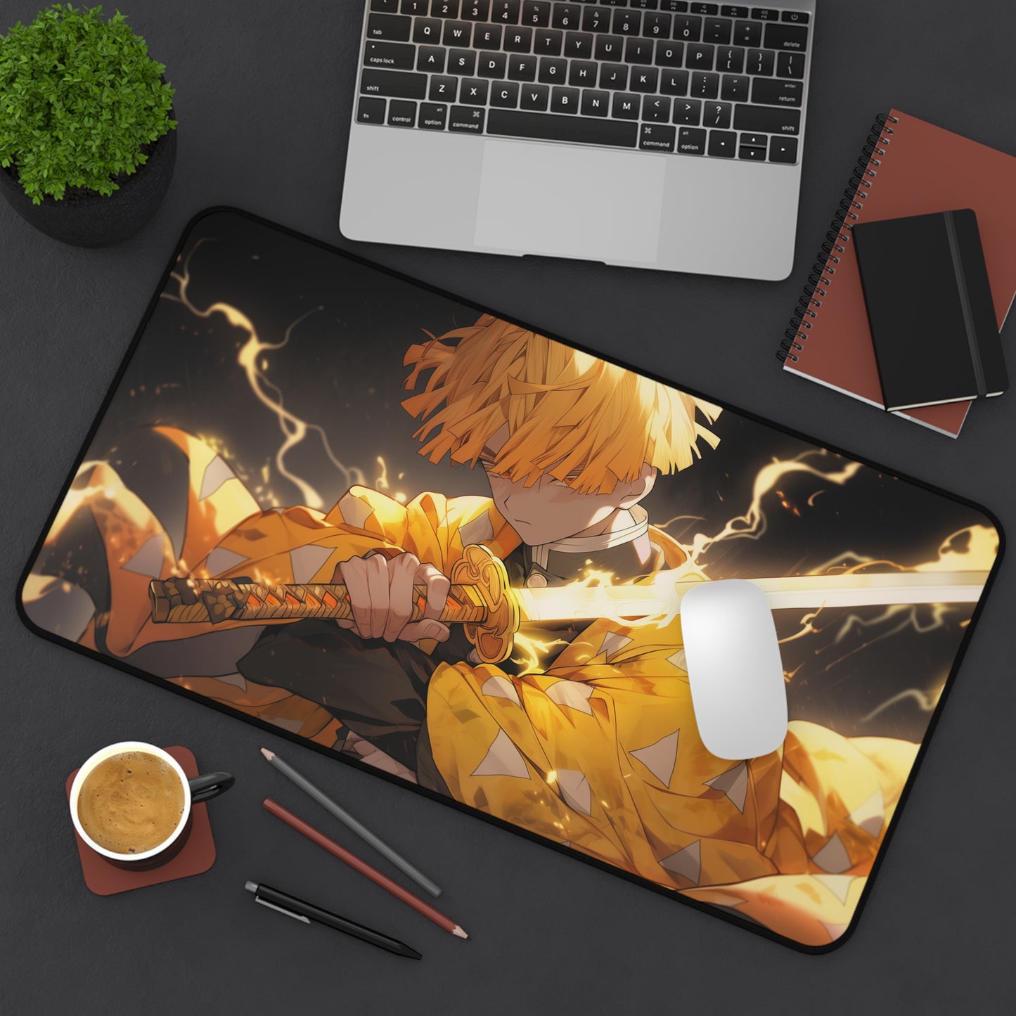 Anime Zenitsu Agatsuma Desk Mat