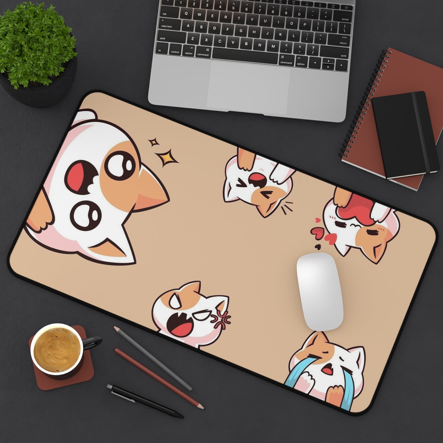 Kawaii Cat Lovers Desk Mat