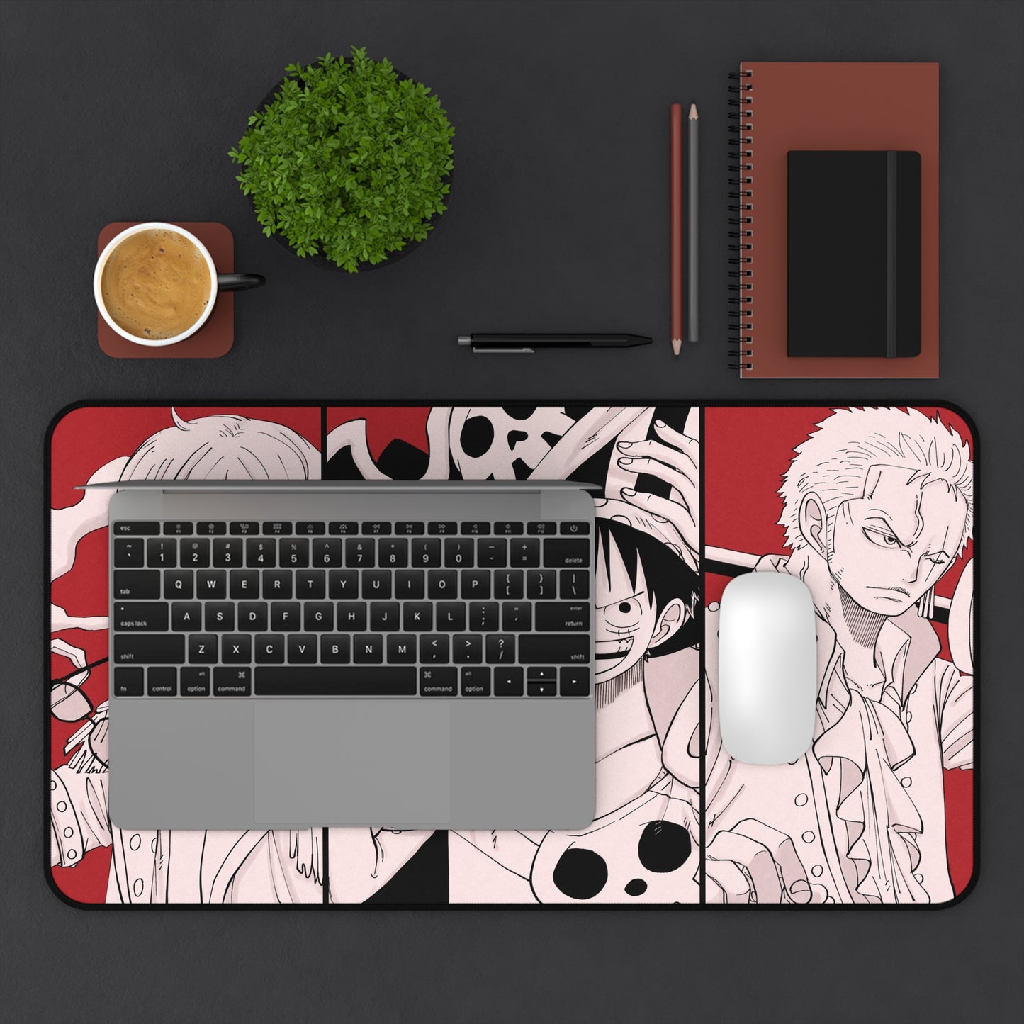 One Piece characters Anime Desk Mat