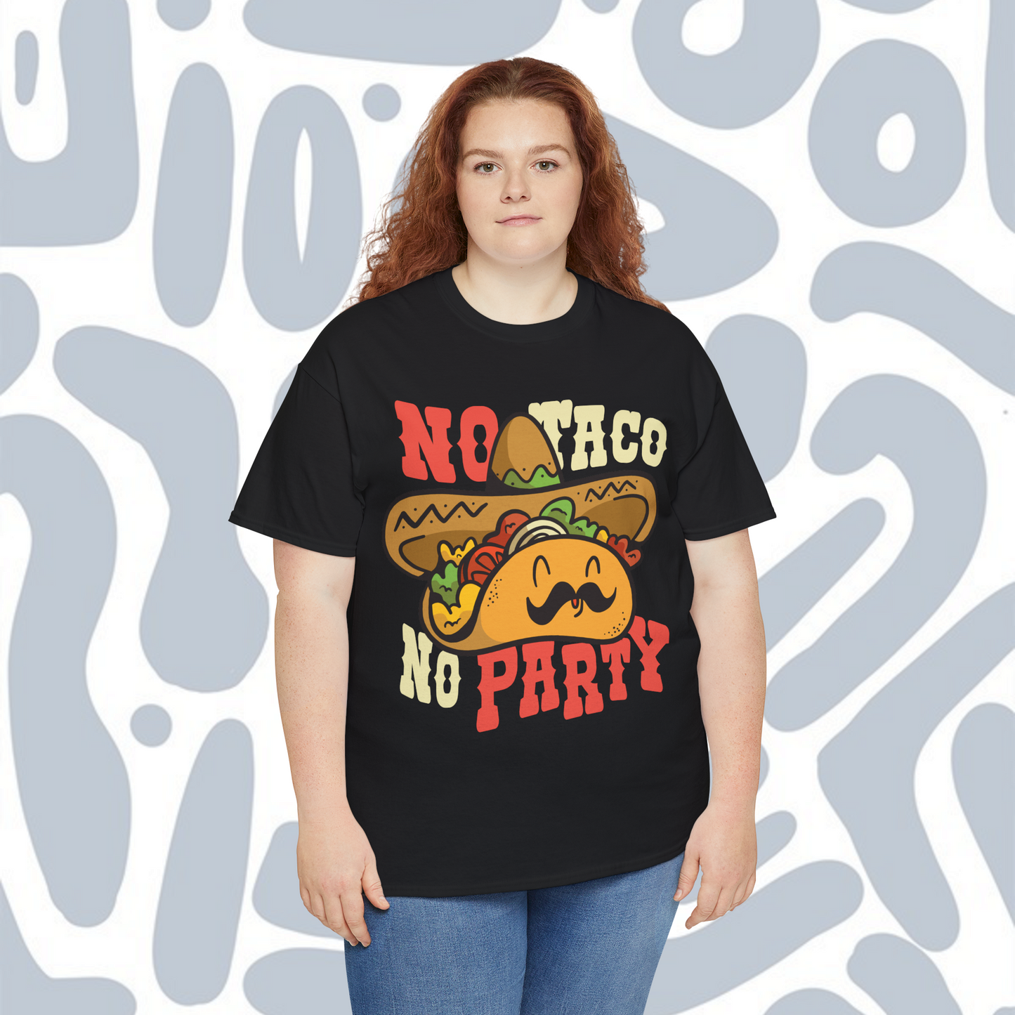 T-shirt Mexican taco party