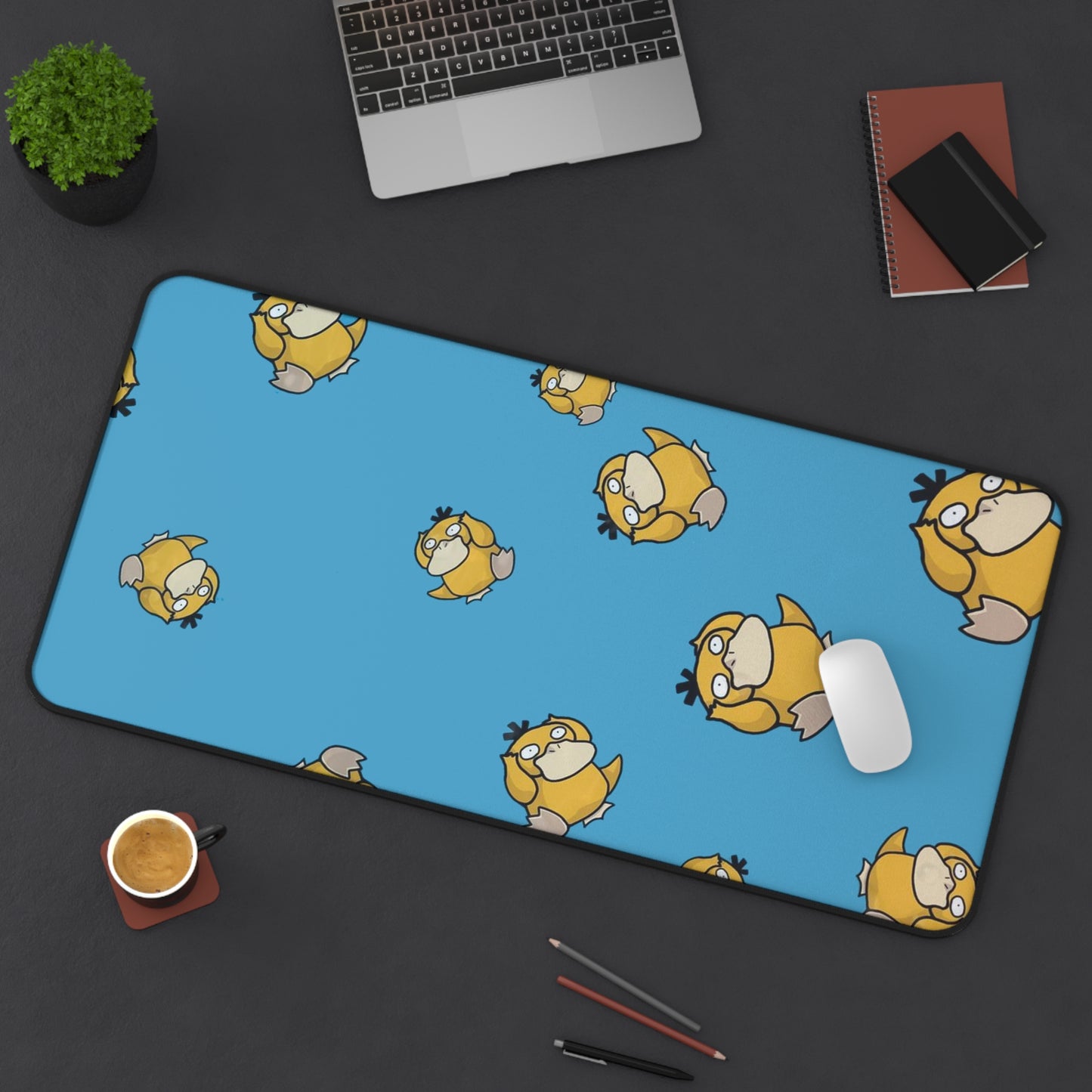 Anime Psyduck Desk Mat