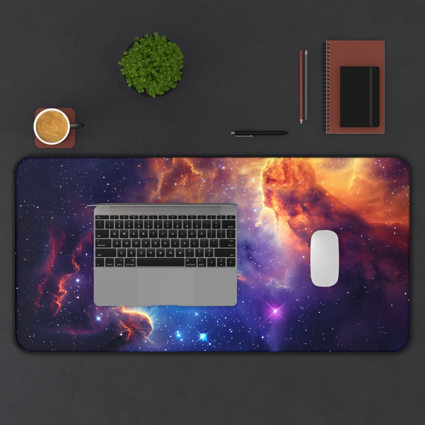 Galaxy Cosmic Desk Mat
