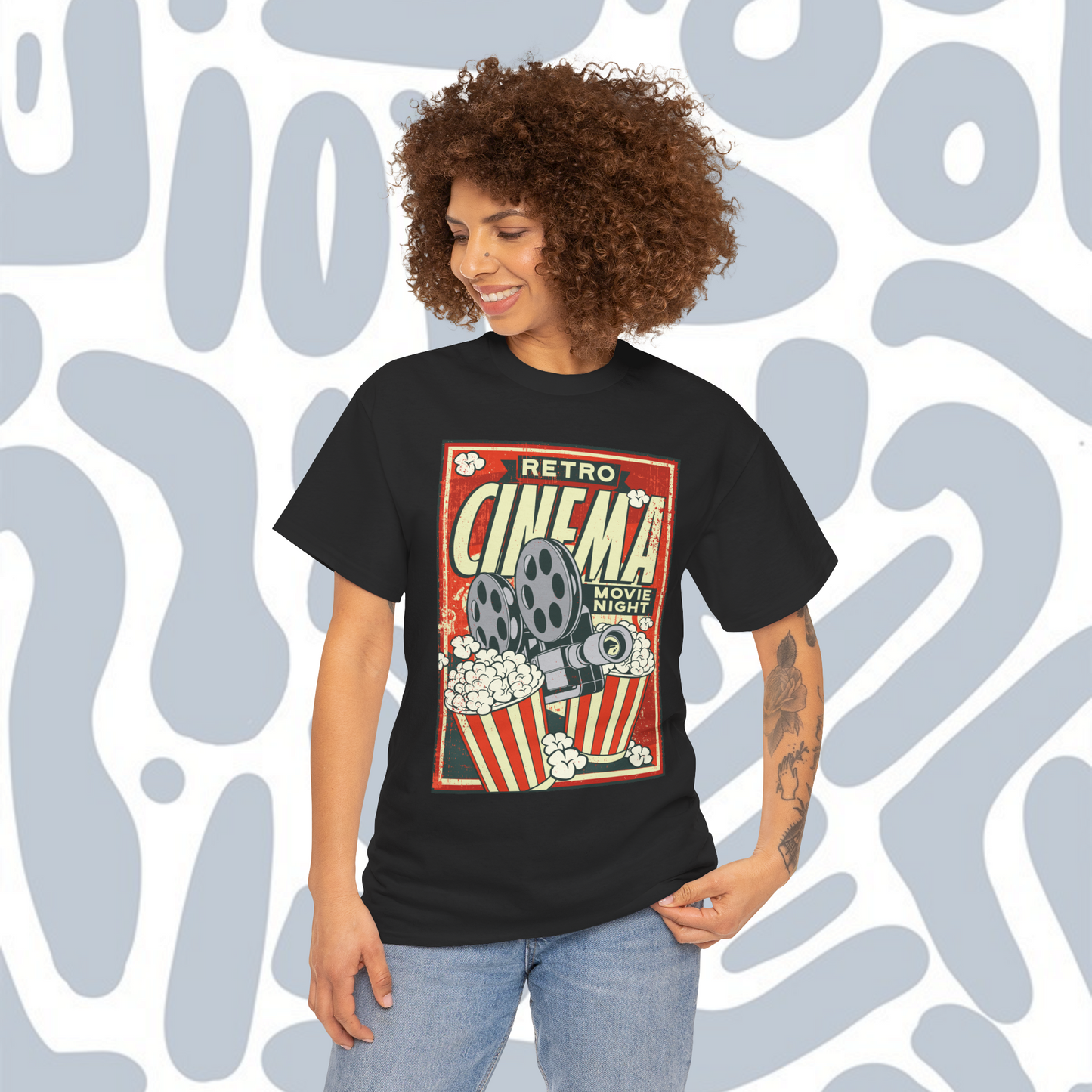 Retro cinema poster T-Shirt, Funny Unisex tee