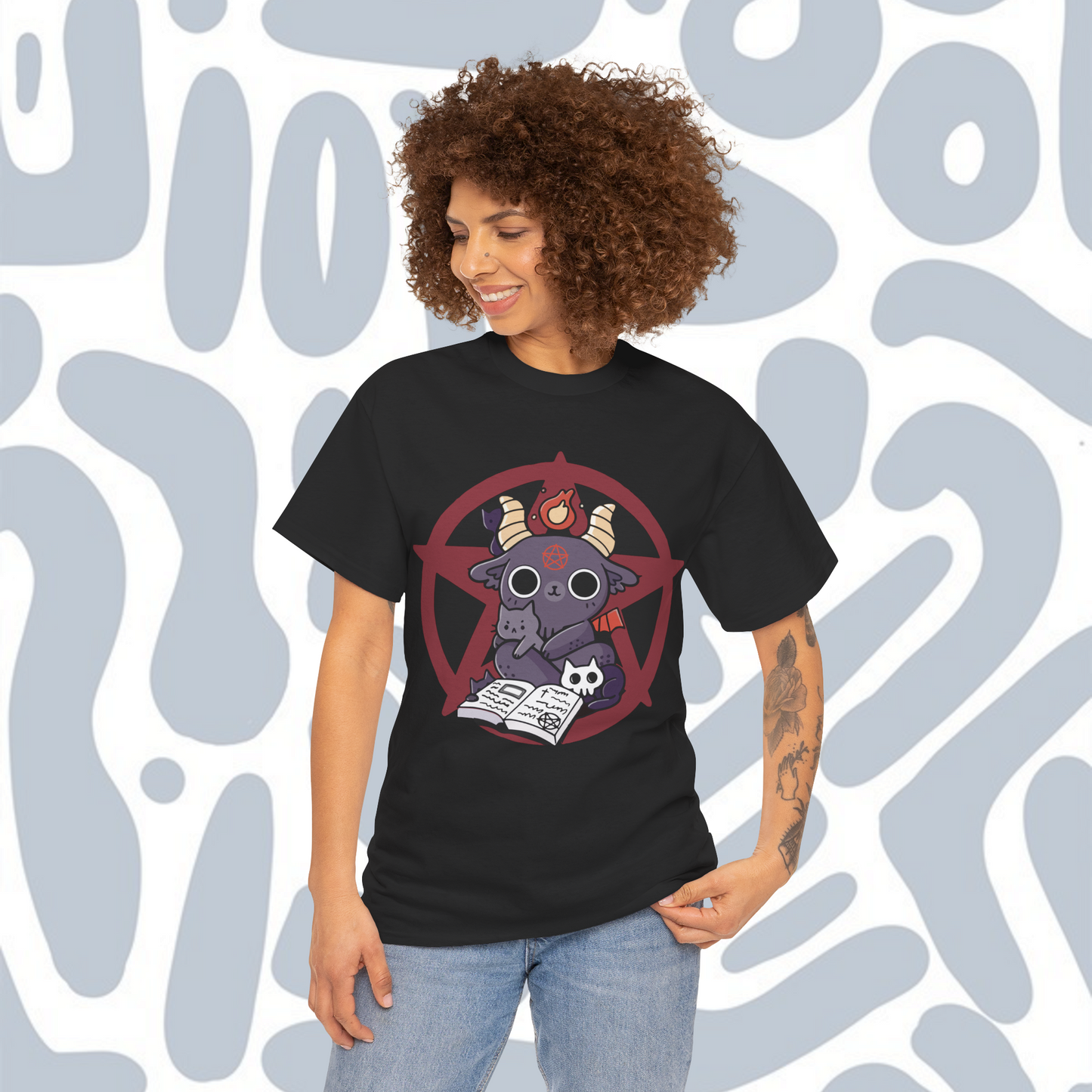 Demon cat T-Shirt, Funny Unisex tee