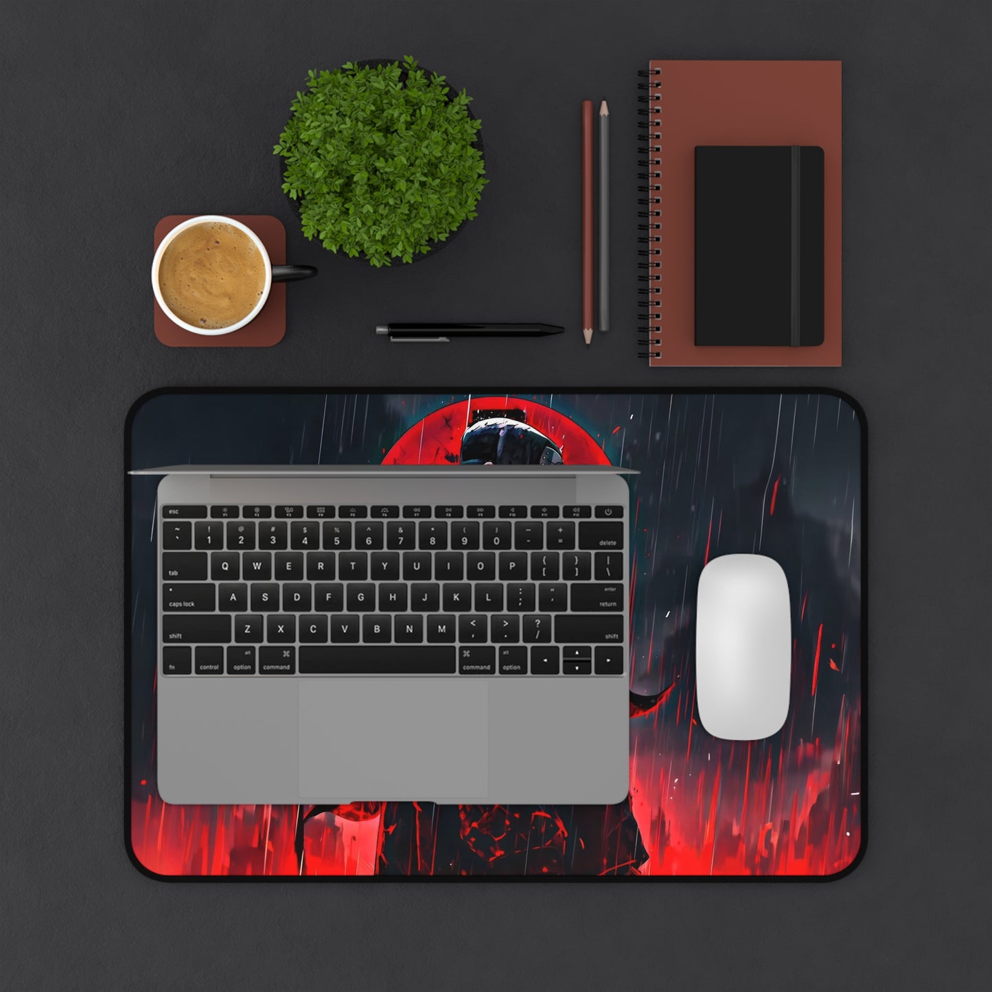 Itachi Uchiha Naruto Desk Mat, Gaming keyboard mat, mousepad large