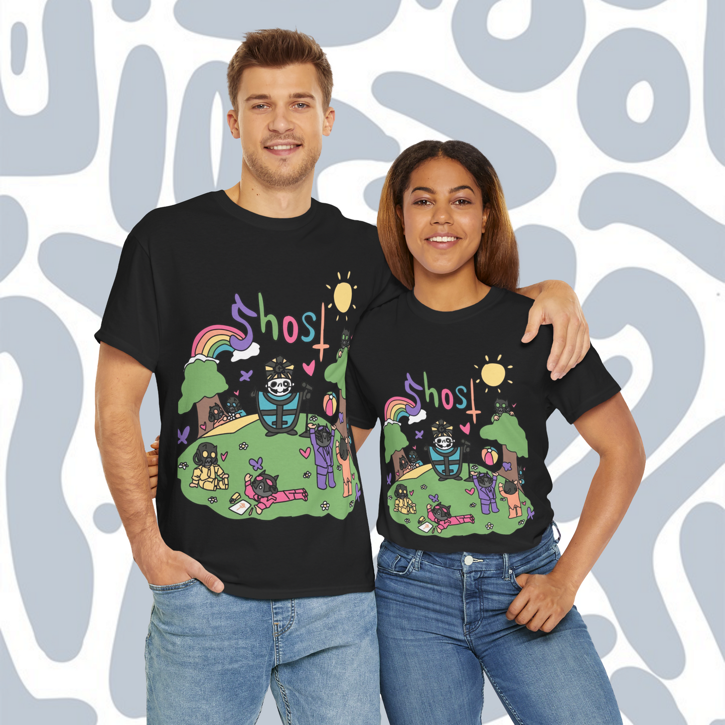 Metal band Ghost T-Shirt, Funny Unisex tee