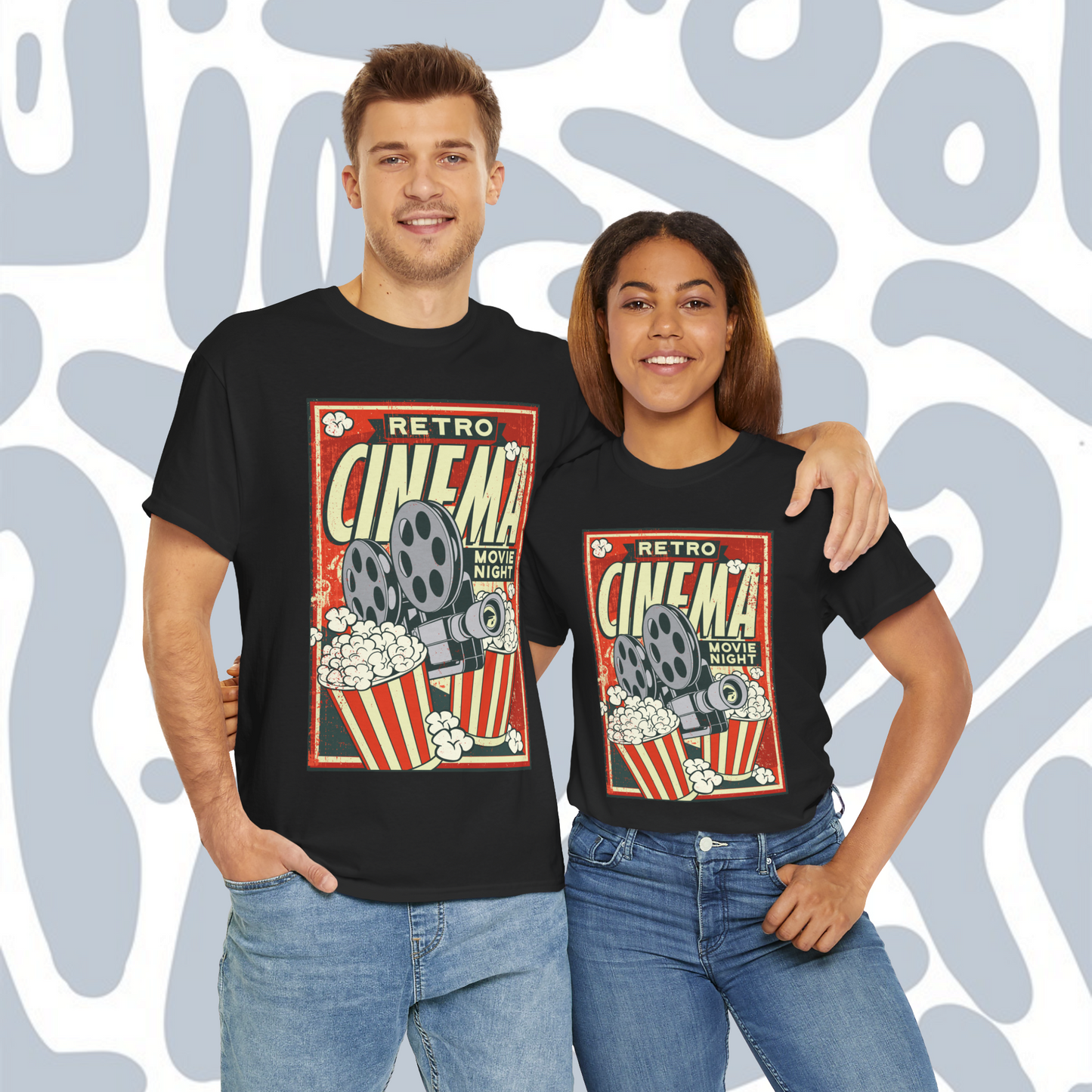 Retro cinema poster T-Shirt, Funny Unisex tee