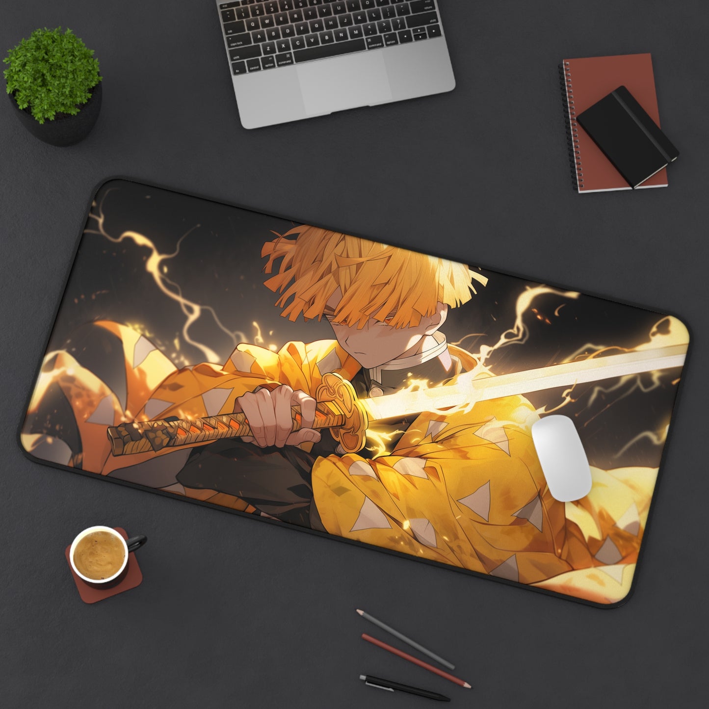 Anime Zenitsu Agatsuma Desk Mat