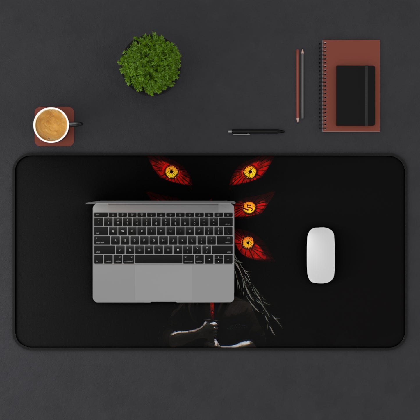Demon Slayer Dark Anime Desk Mat