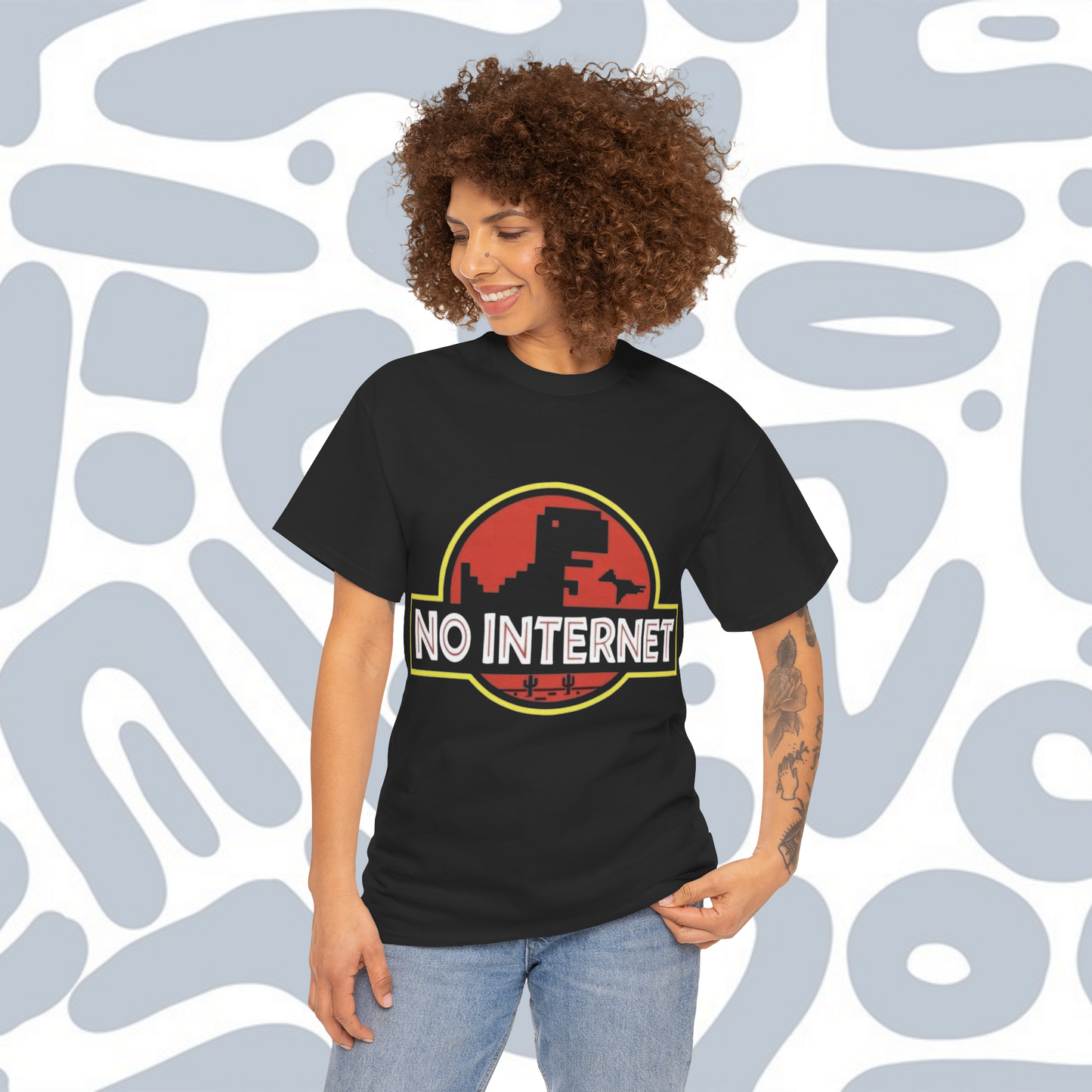 No Internet T-Shirt, Funny Unisex tee
