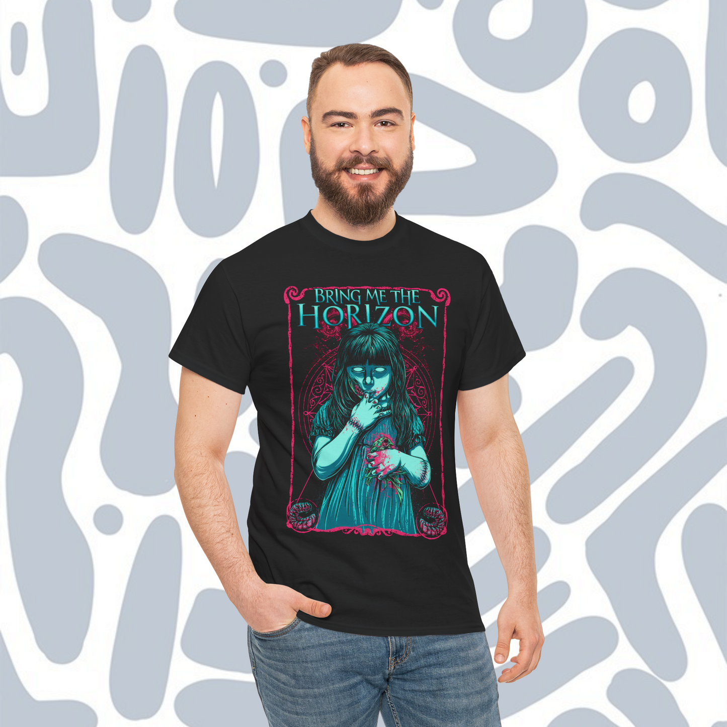 BRING ME THE HORIZON (art 4) T-Shirt, Metal Unisex tee
