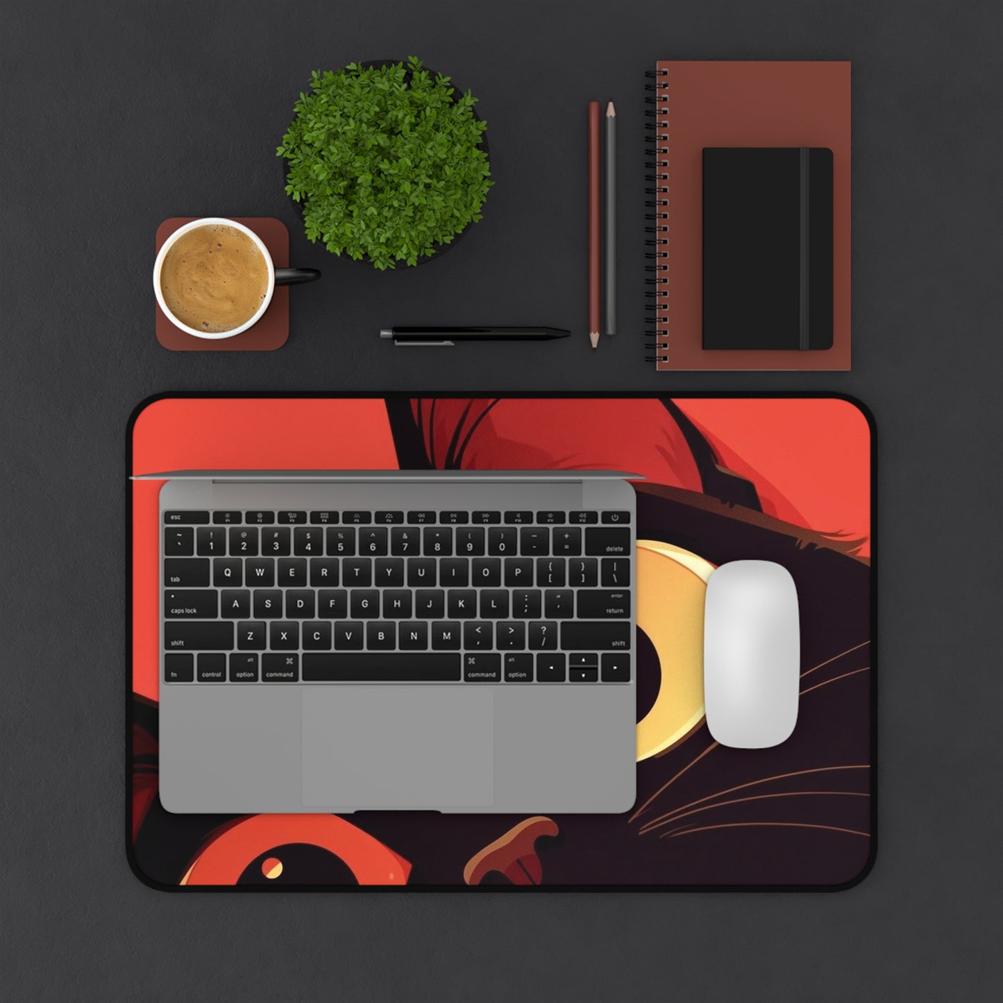Cute Kitty Desk Mat