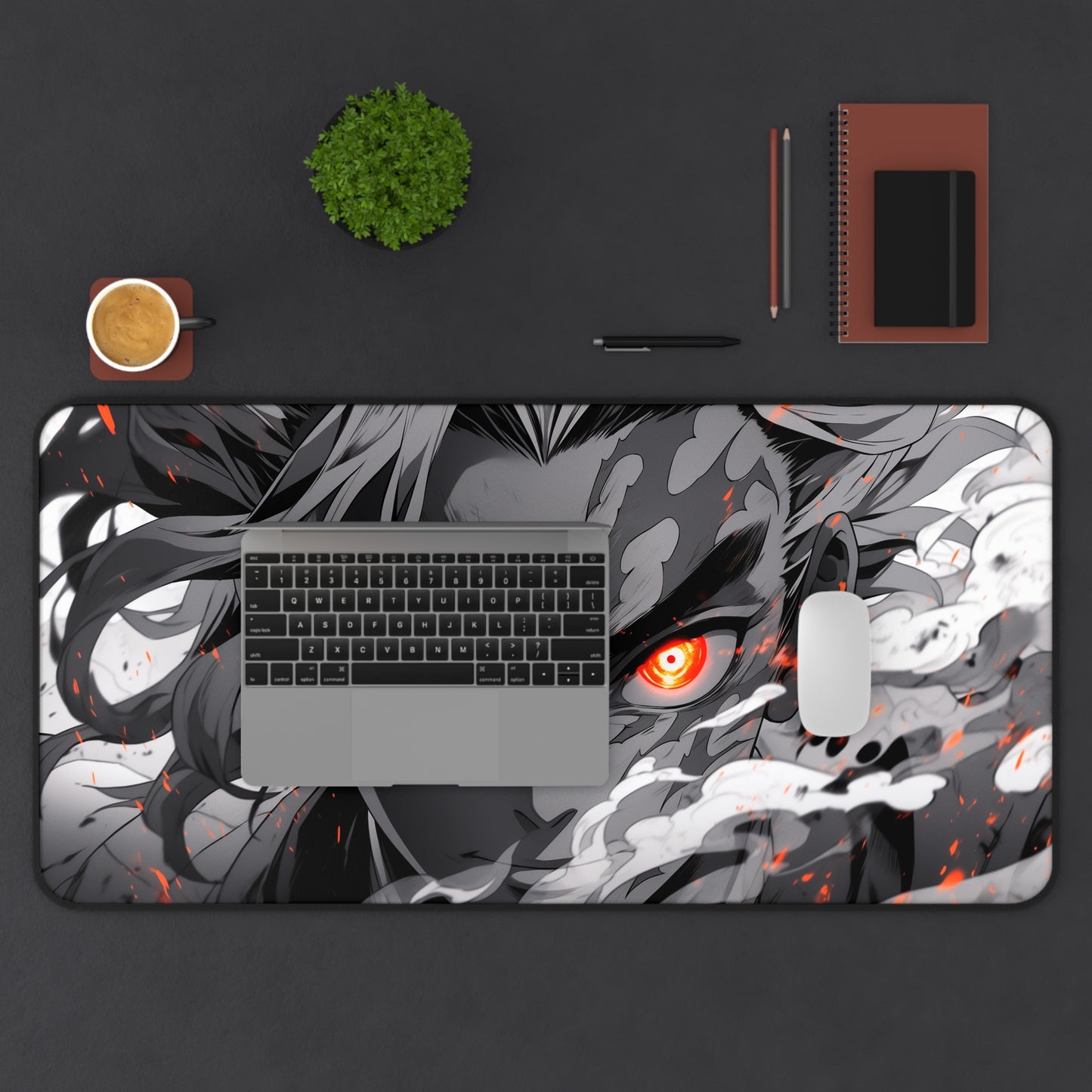 Anime Demon Slayer's Kyojuro Rengoku Desk Mat