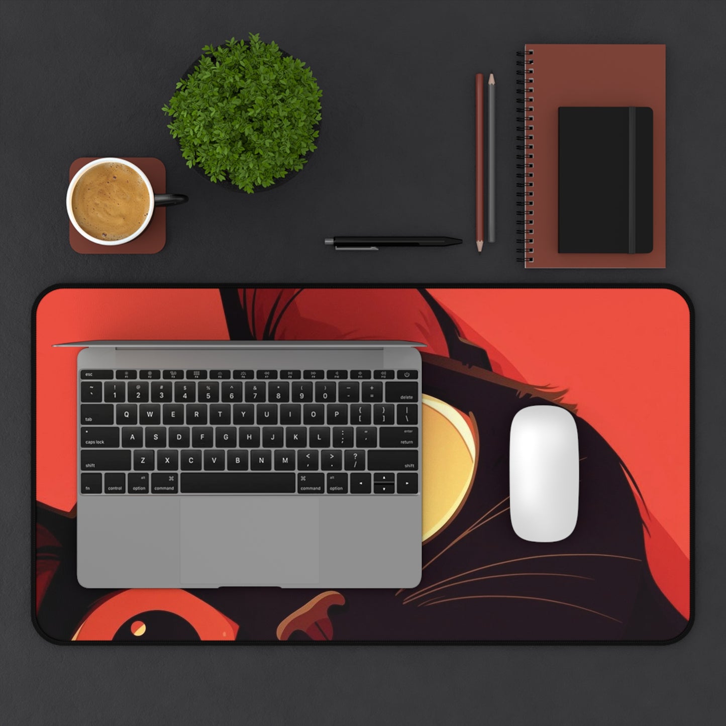 Cute Kitty Desk Mat