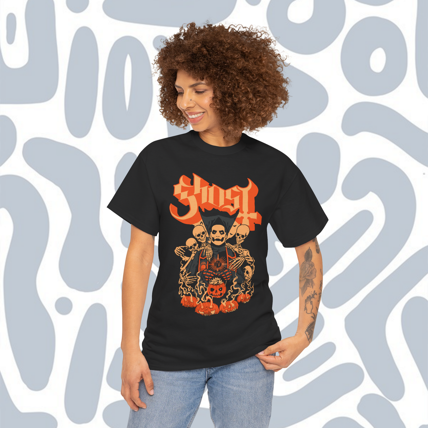 Ghost Band T-Shirt, Metal Unisex tee