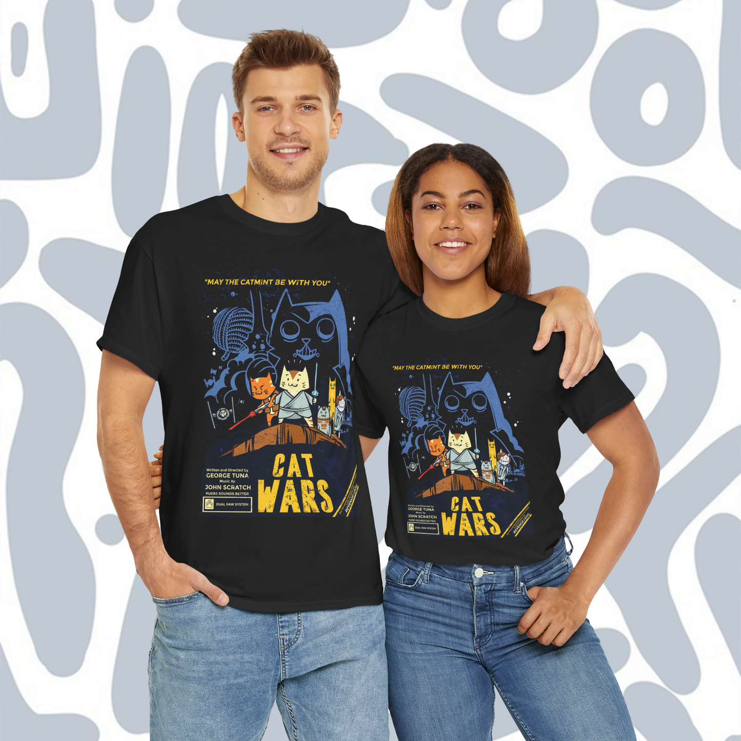 Cat Wars Funny T-Shirt, Funny Unisex tee