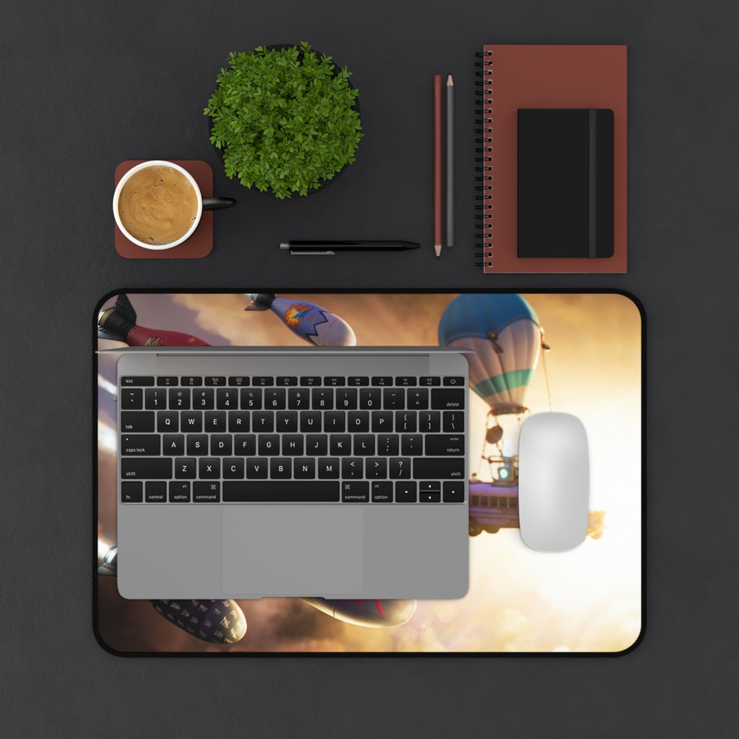 Fortnite Bombs Desk Mat, Gaming keyboard matt, mousepad large