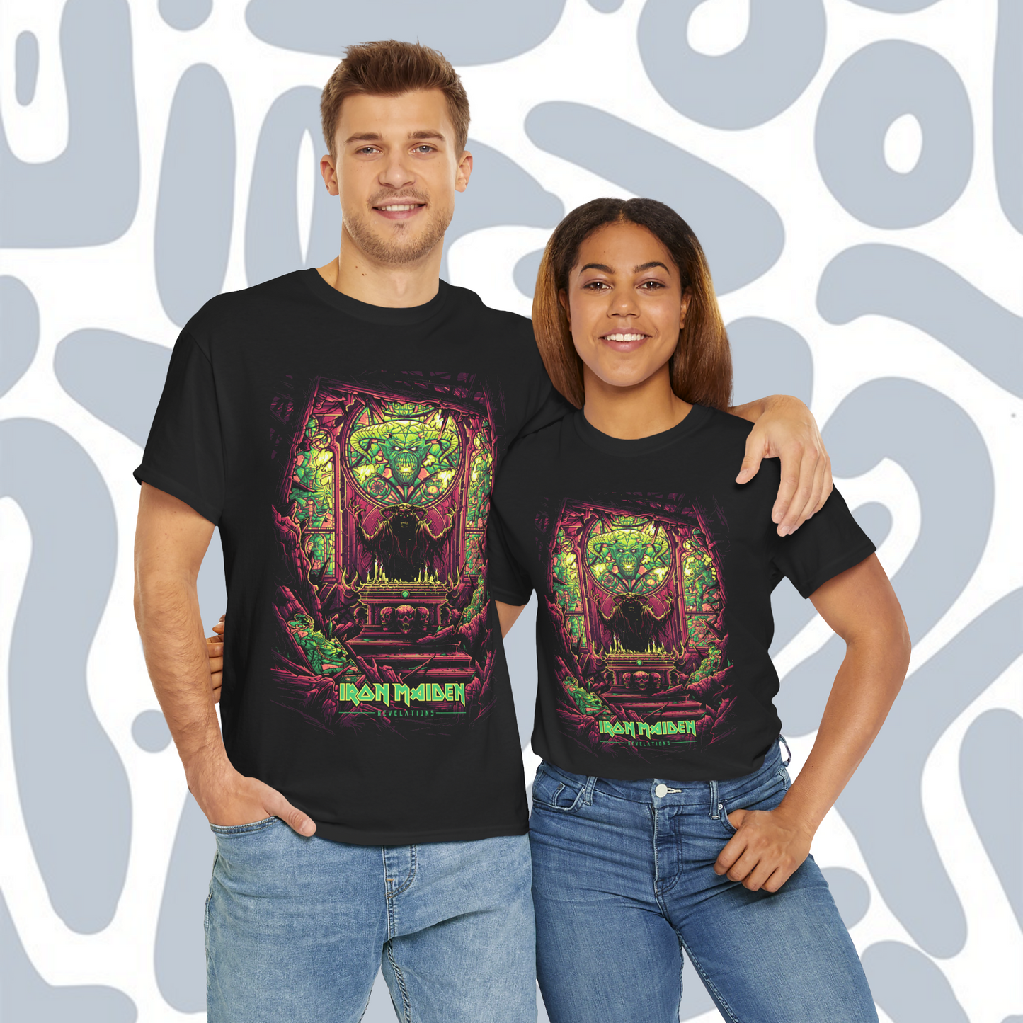 Iron Maiden 1 T-Shirt, Funny Unisex tee