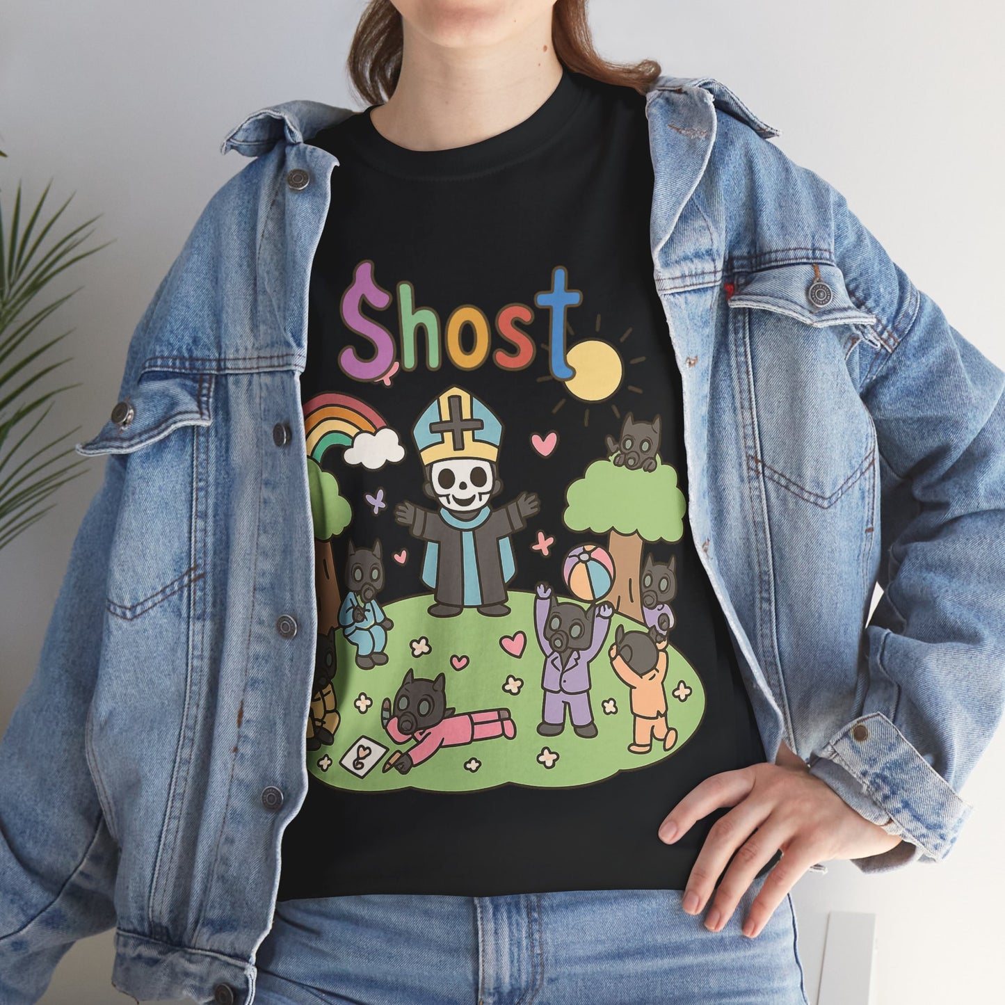 Ghost Band (art 2) T-Shirt, Metal Unisex tee