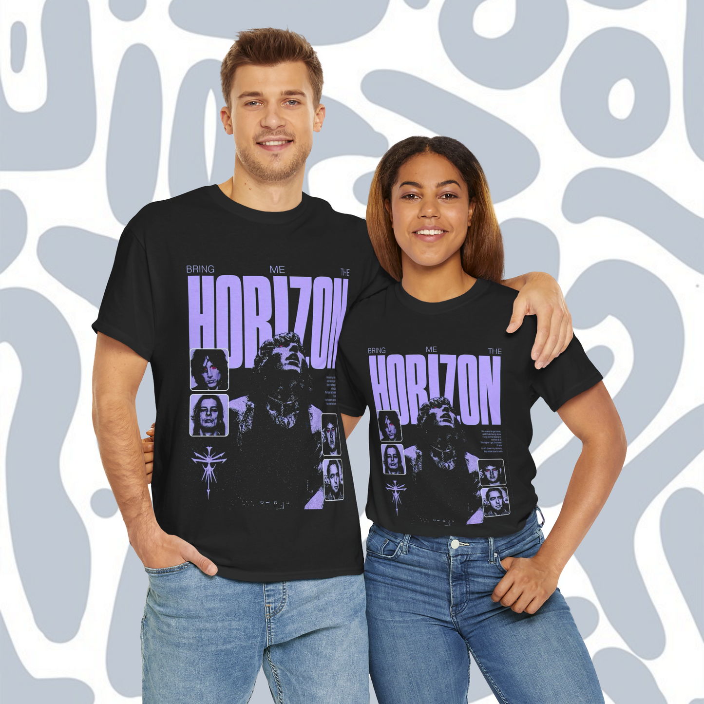 BRING ME THE HORIZON 6 T-Shirt, Metal Unisex tee