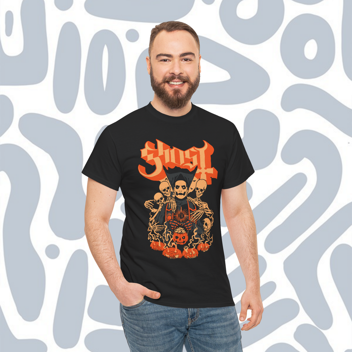 Ghost Band T-Shirt, Metal Unisex tee