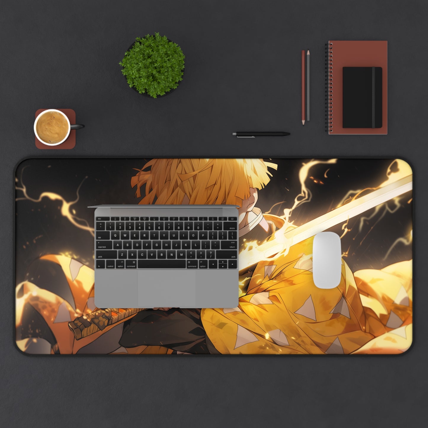 Anime Zenitsu Agatsuma Desk Mat