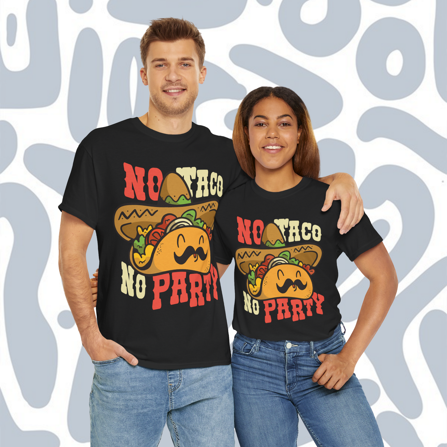 T-shirt Mexican taco party