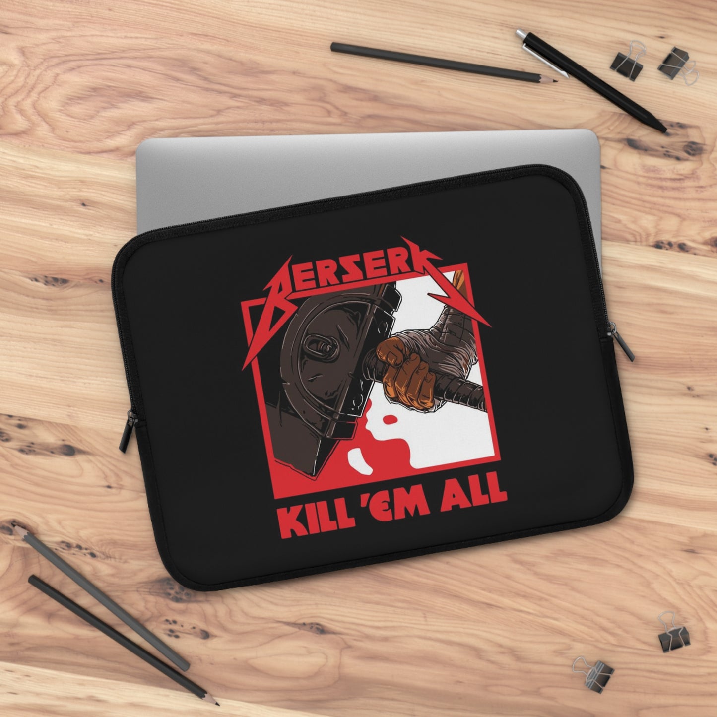 Anime Berserk Kill'em All Laptop sleeve