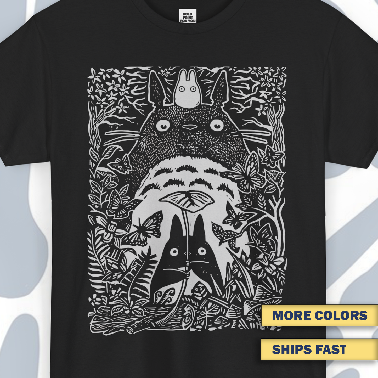 Totoro T-Shirt, Funny Unisex tee