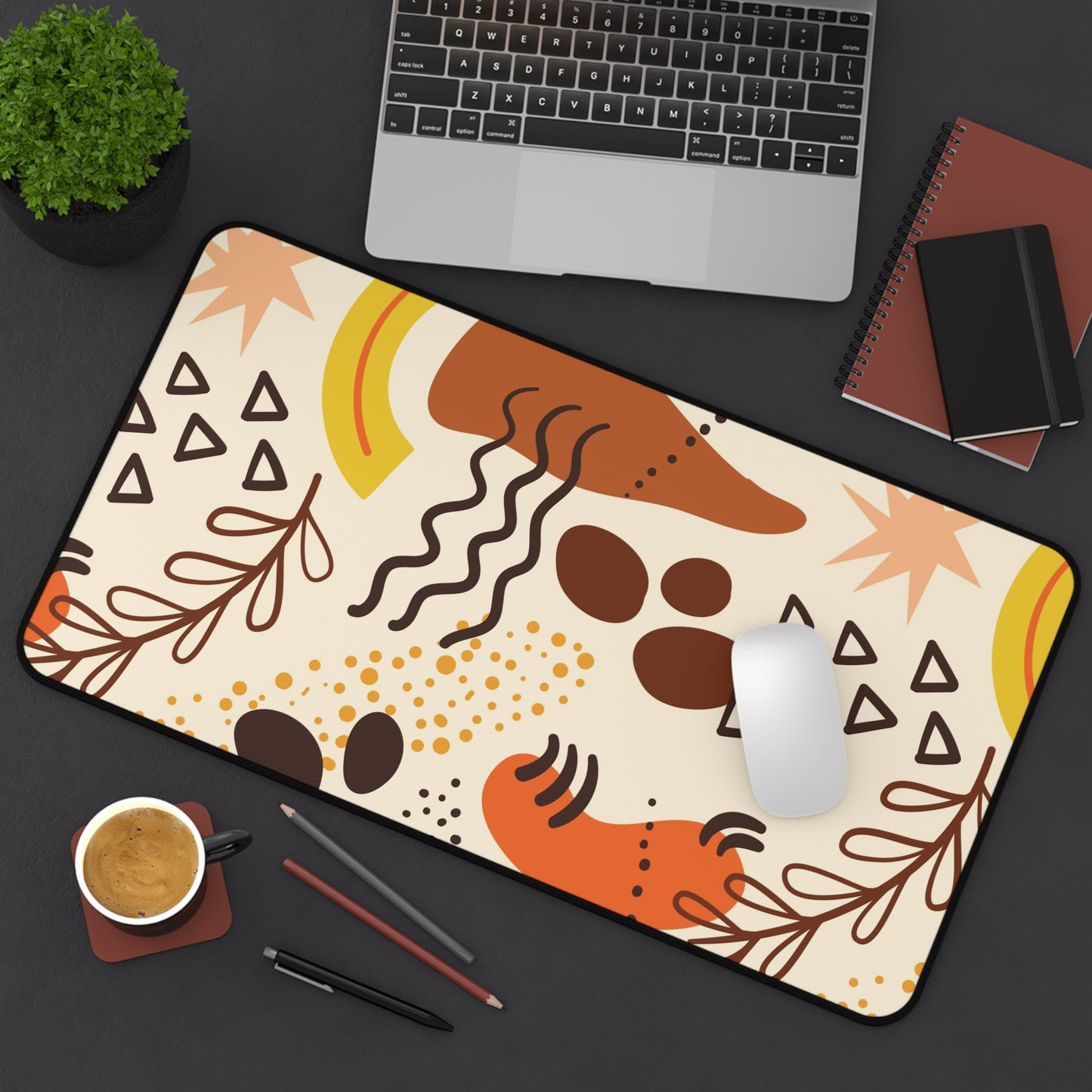 Organic abstract Desk Mat, gaming mouse mat, mousepad large, XXL deskpad mouse pad